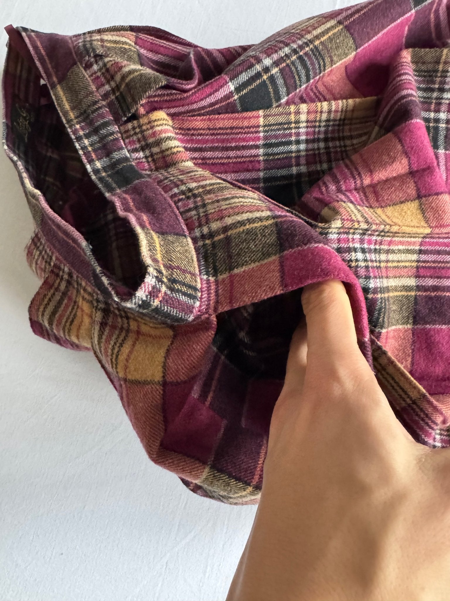 🧵 Fustă Vintage Plisată / Tartan / Lână (Mărime Aproximativă S - M) - anbracaminte