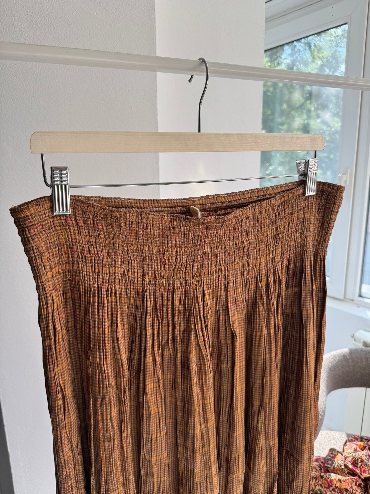 ✨ Fustă Vintage Printed din Mătase – IT 42 (M Damă) – Made in Italy - anbracaminte