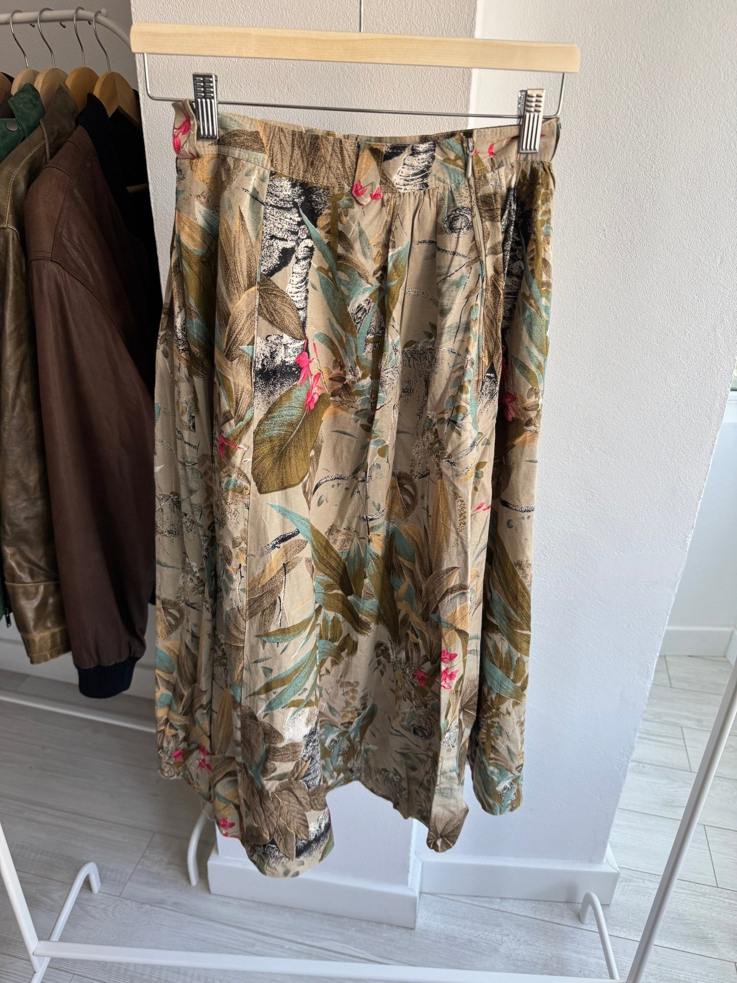 🎨 Fustă Vintage Printed – EU 36 (S Damă) - anbracaminte