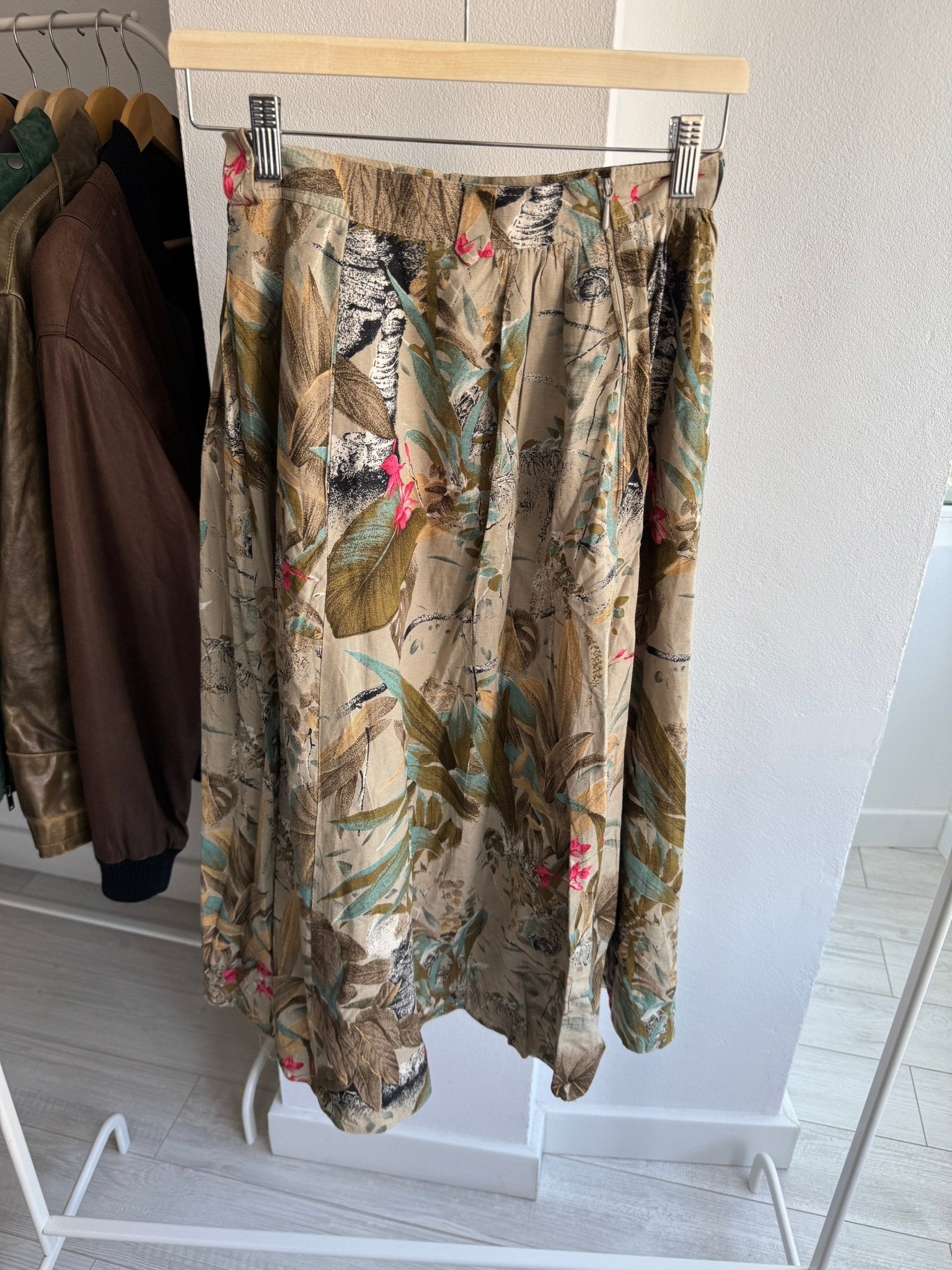 🎨 Fustă Vintage Printed – EU 36 (S Damă) - anbracaminte