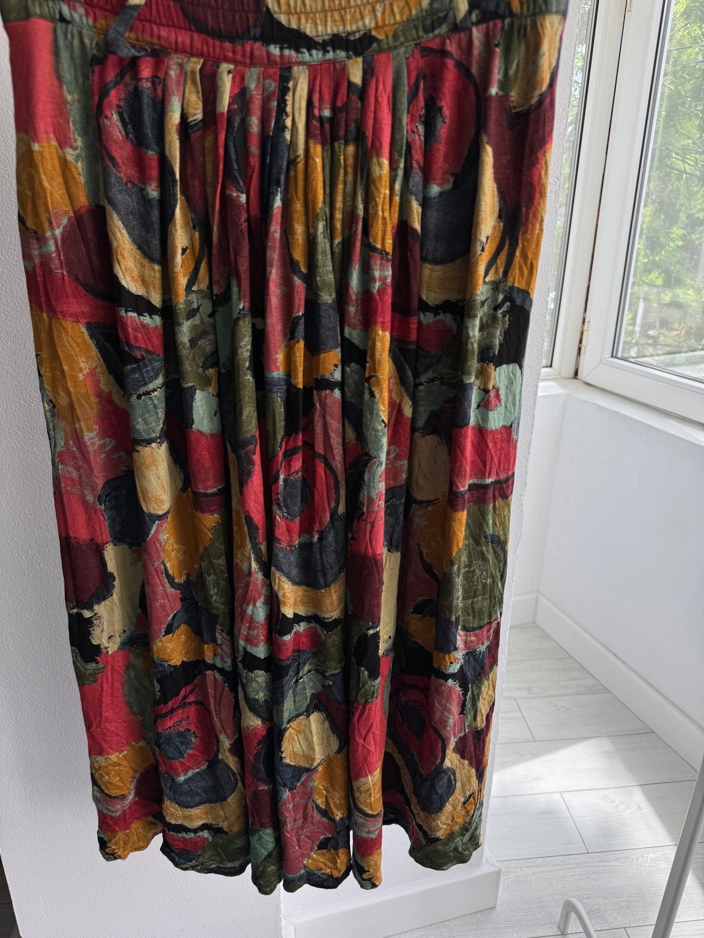 ☀️ Fustă Vintage Printed – EU 38 (M) Damă - anbracaminte
