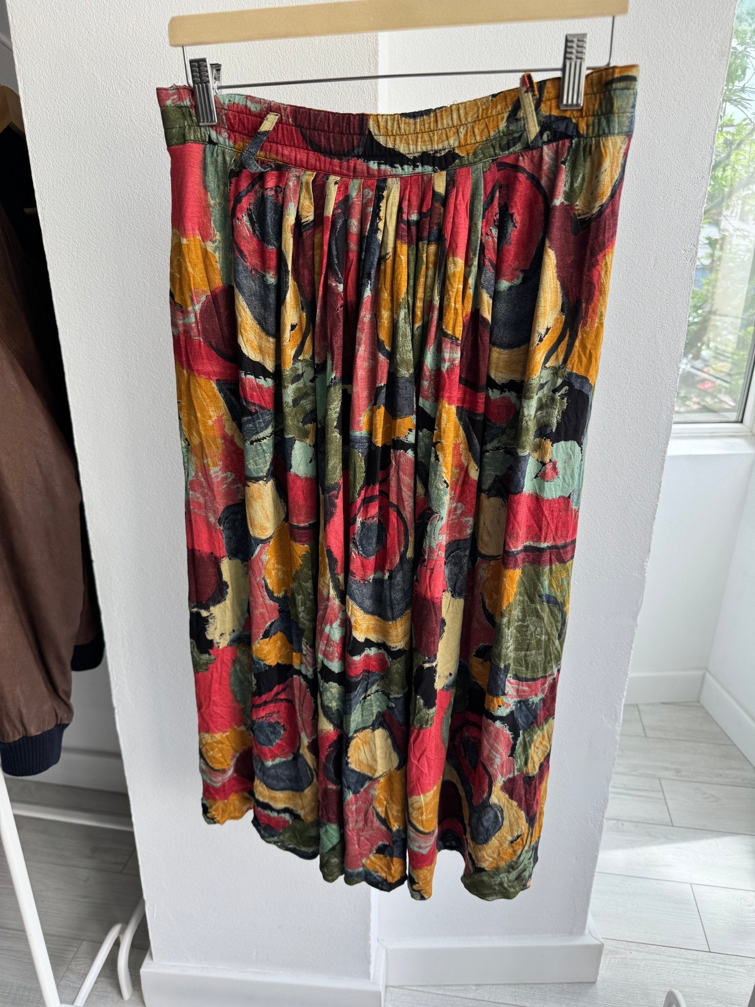 ☀️ Fustă Vintage Printed – EU 38 (M) Damă - anbracaminte