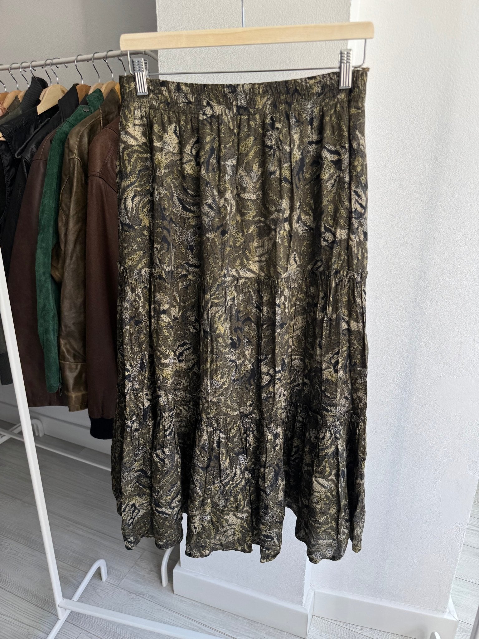 ✨ Fustă Vintage Printed – EU 42 (L Damă) - anbracaminte