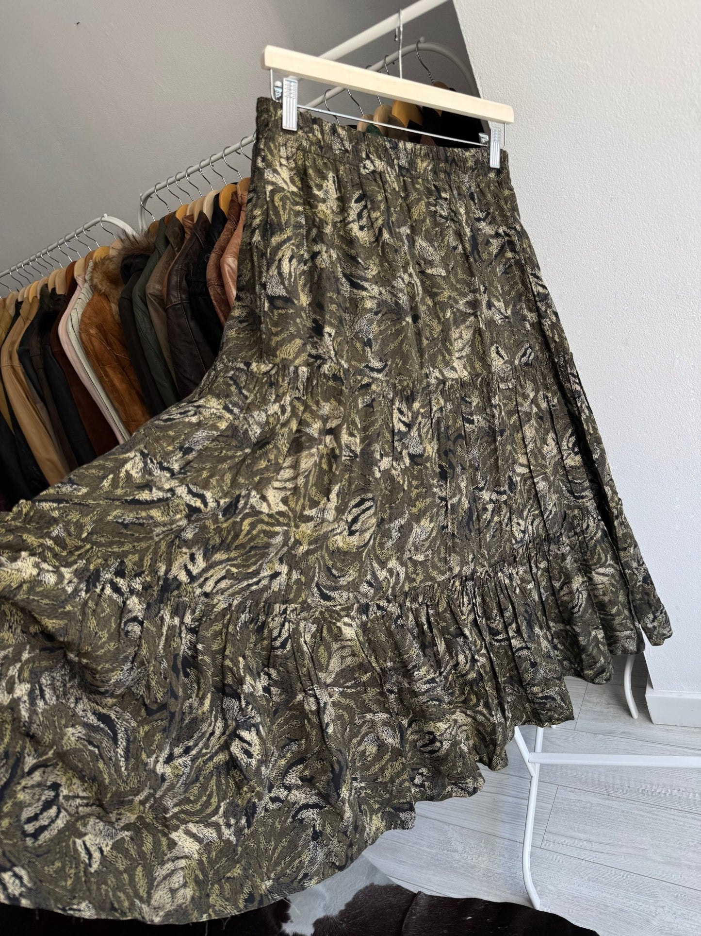 ✨ Fustă Vintage Printed – EU 42 (L Damă) - anbracaminte