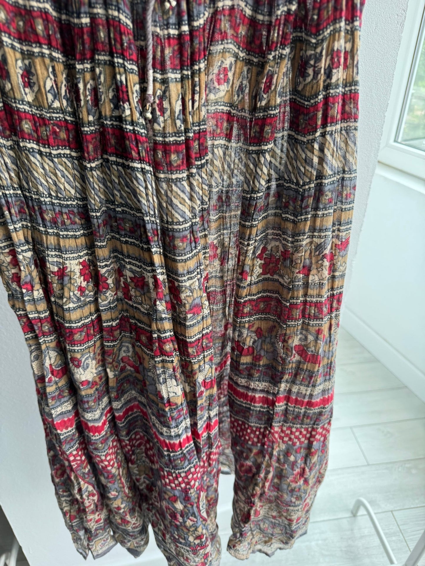🖤 Fustă Vintage Printed – Free Size – Talie Ajustabilă - anbracaminte