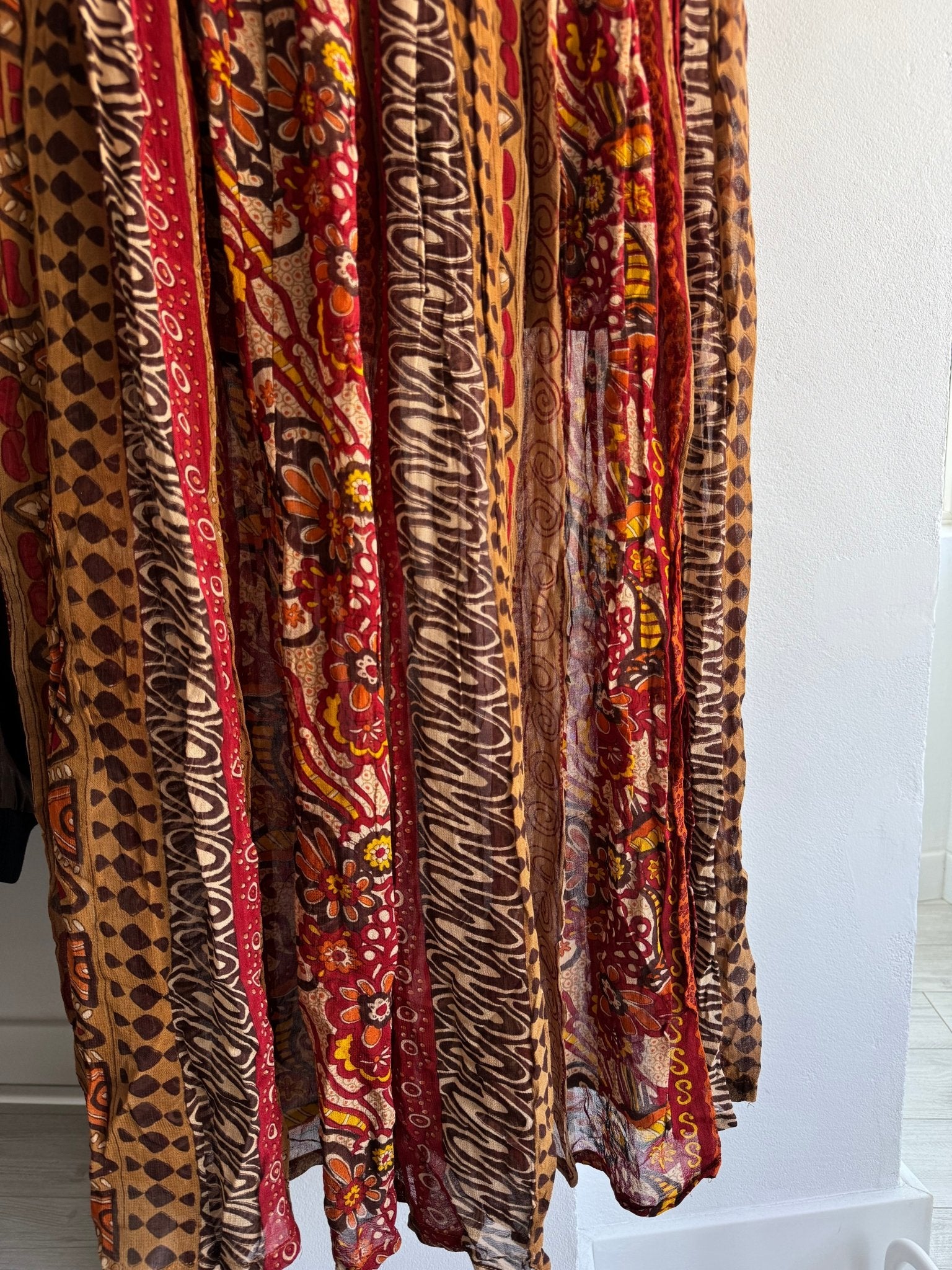 ☀️ Fustă Vintage Printed – IT 44 (L Damă) - anbracaminte