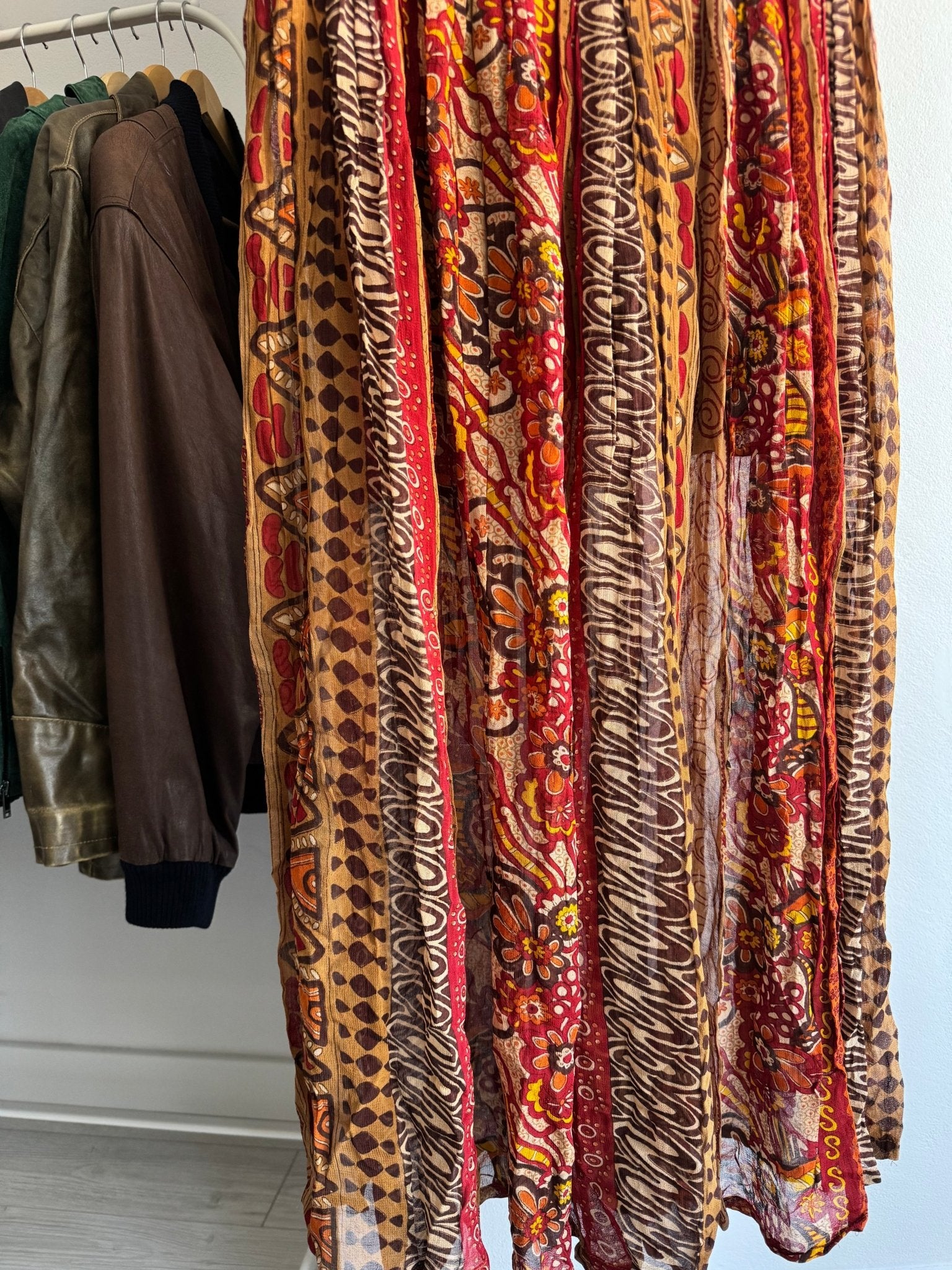 ☀️ Fustă Vintage Printed – IT 44 (L Damă) - anbracaminte