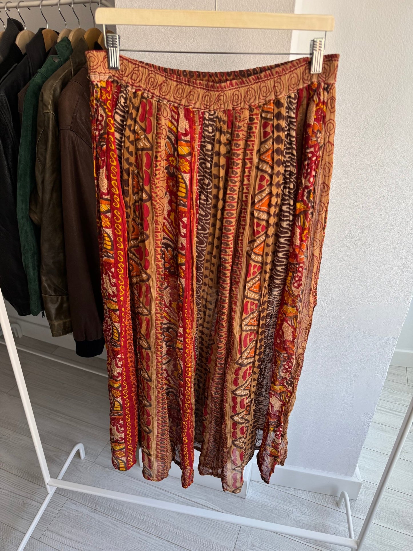 ☀️ Fustă Vintage Printed – IT 44 (L Damă) - anbracaminte