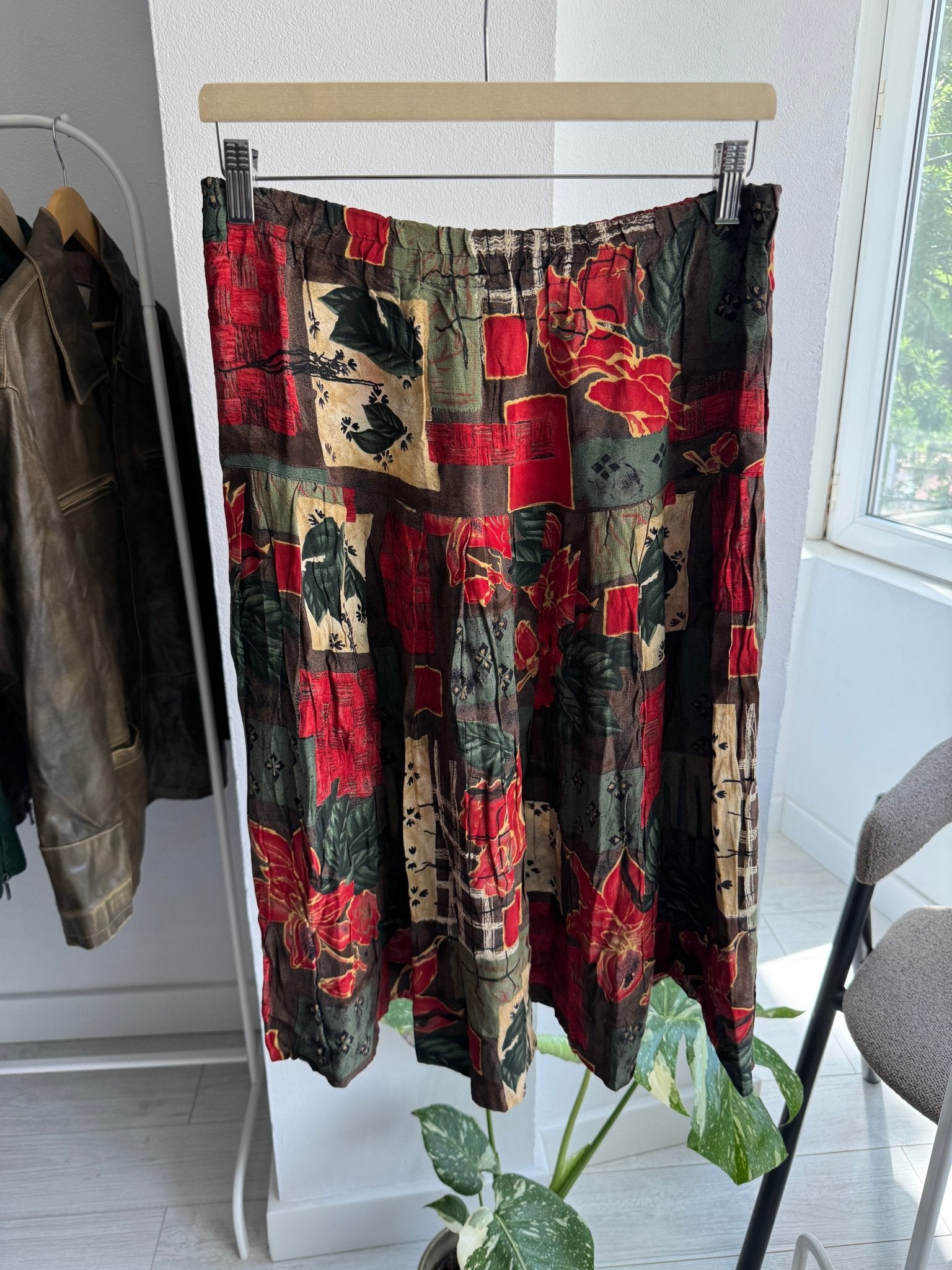 ✨ Fustă Vintage Printed – M Damă - anbracaminte
