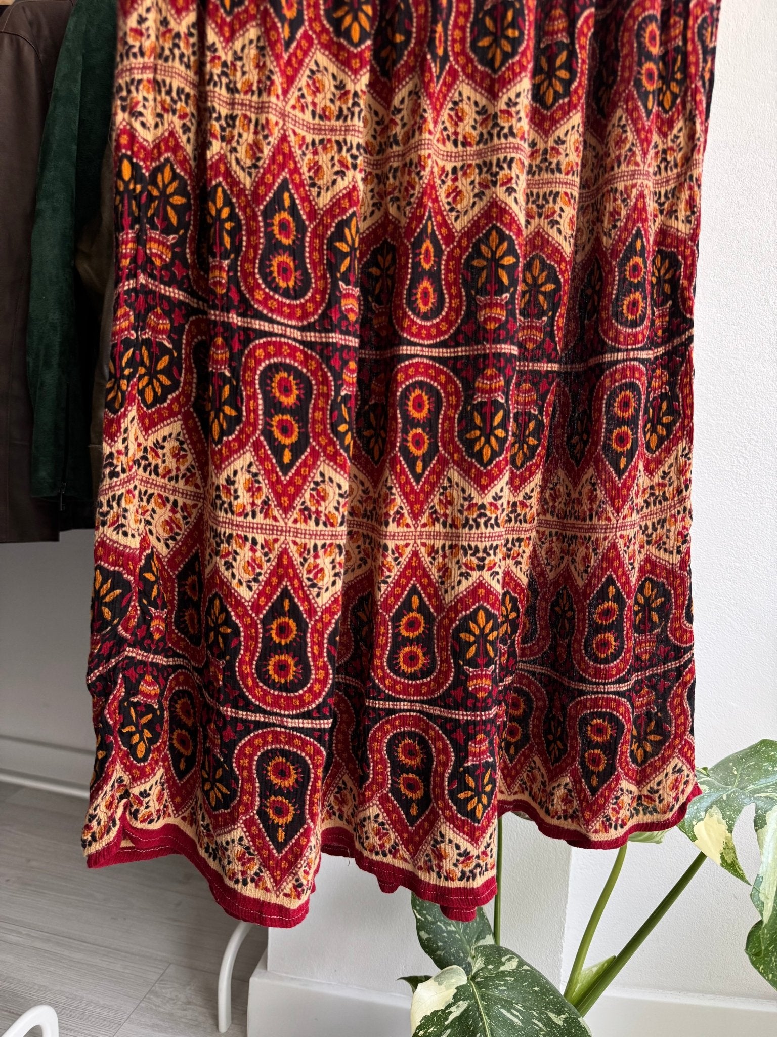 ☀️ Fustă Vintage Printed – One Size - anbracaminte