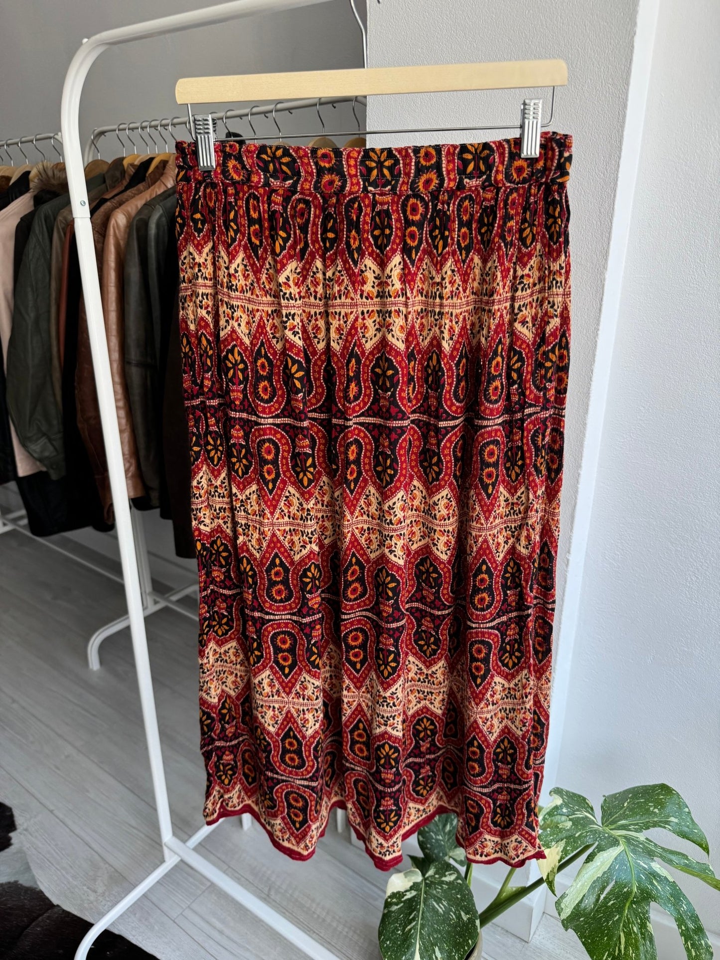 ☀️ Fustă Vintage Printed – One Size - anbracaminte