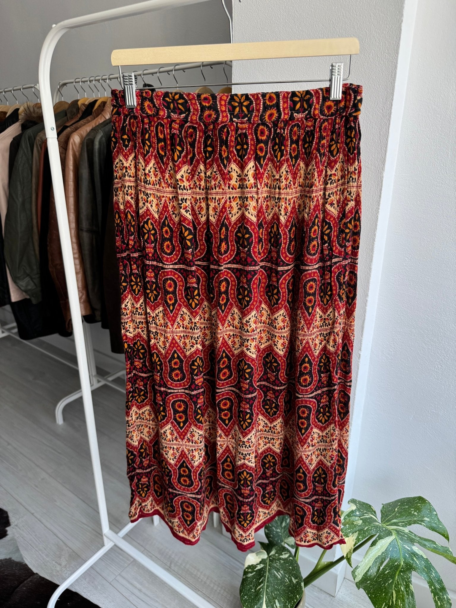 ☀️ Fustă Vintage Printed – One Size - anbracaminte