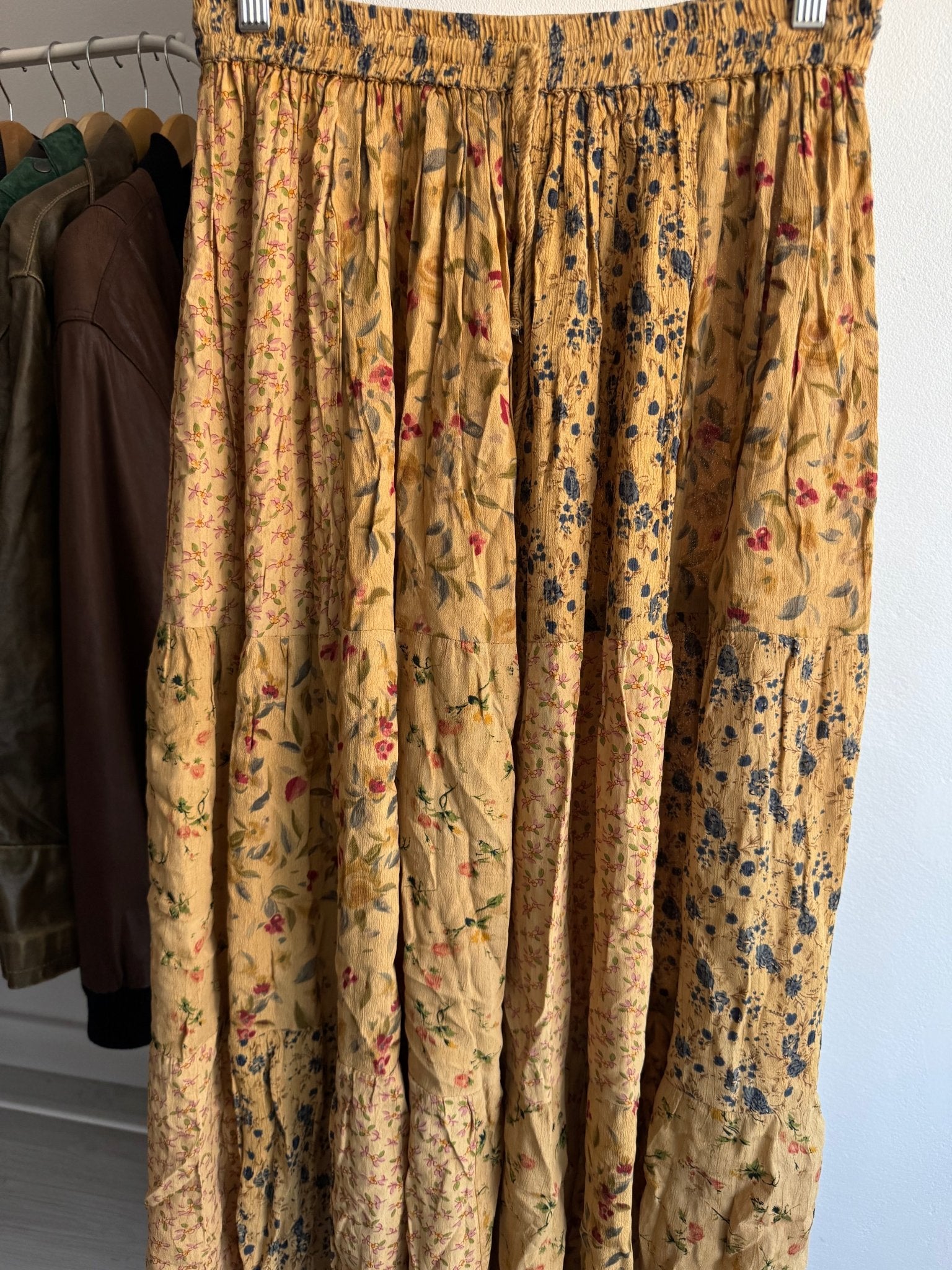 ☀️ Fustă Vintage Printed – Talie Ajustabilă - anbracaminte
