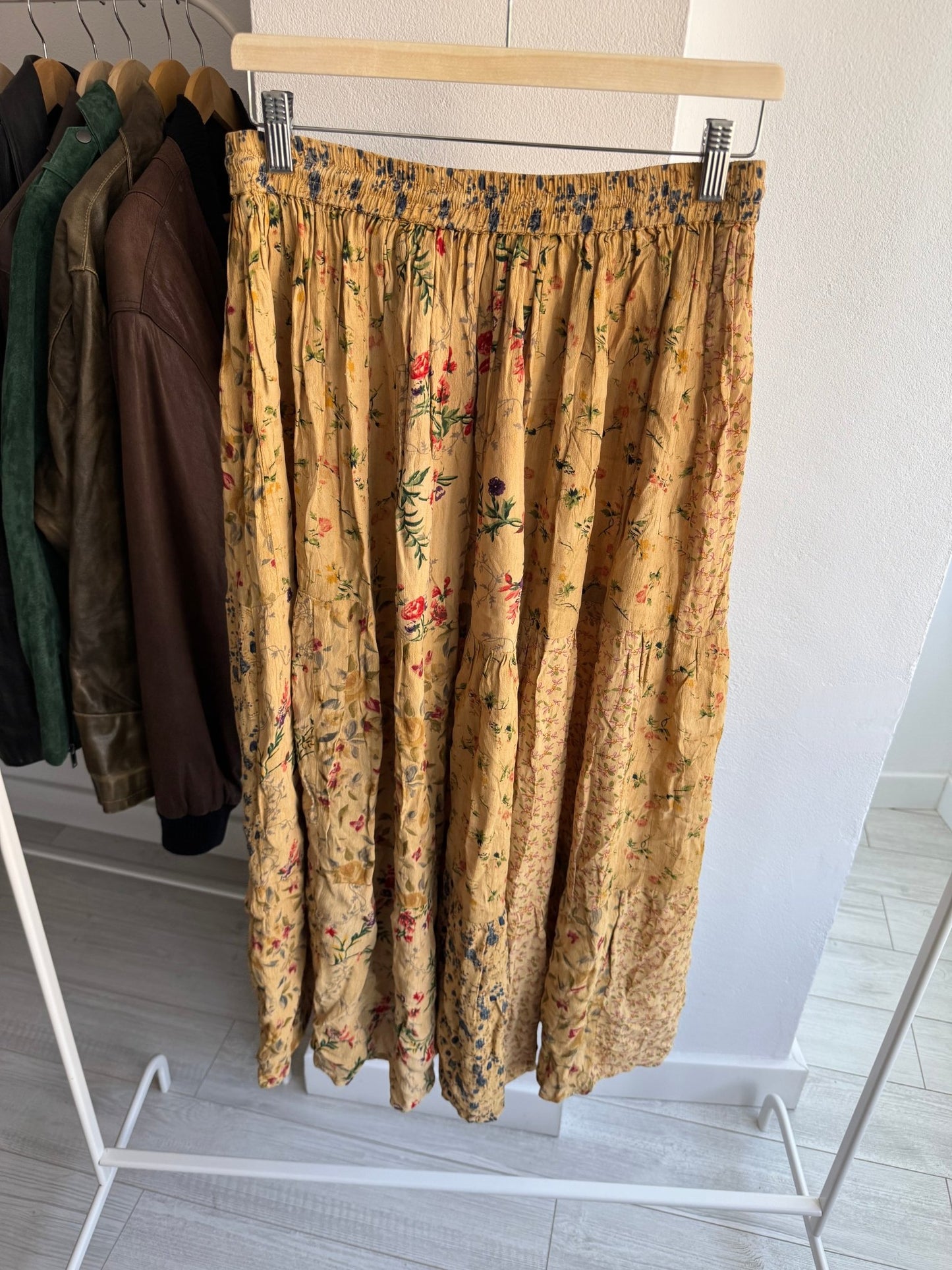 ☀️ Fustă Vintage Printed – Talie Ajustabilă - anbracaminte