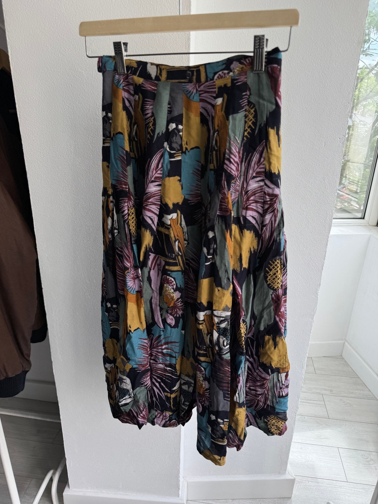 🖤 Fustă Vintage Printed – XS Damă - anbracaminte