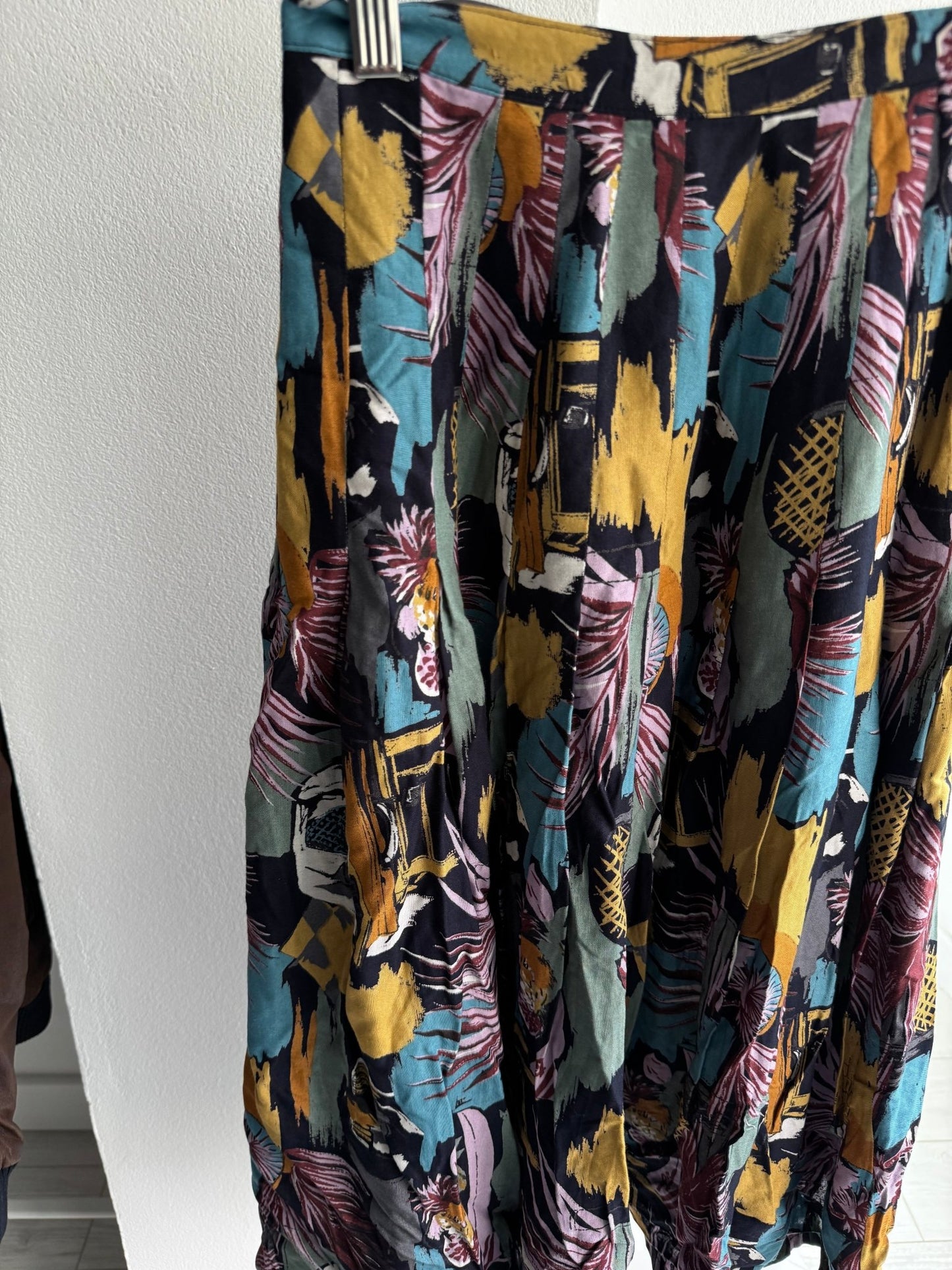🖤 Fustă Vintage Printed – XS Damă - anbracaminte