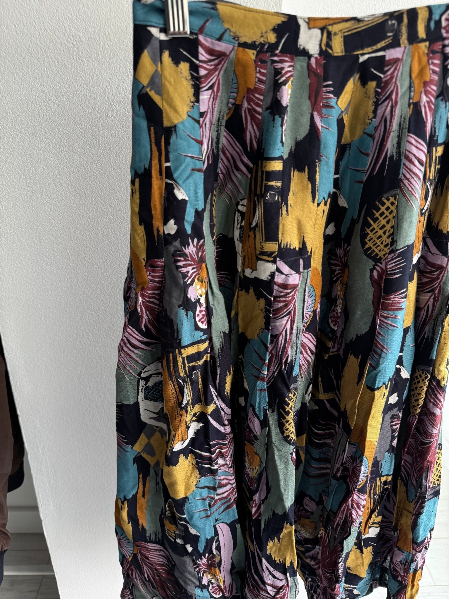🖤 Fustă Vintage Printed – XS Damă - anbracaminte
