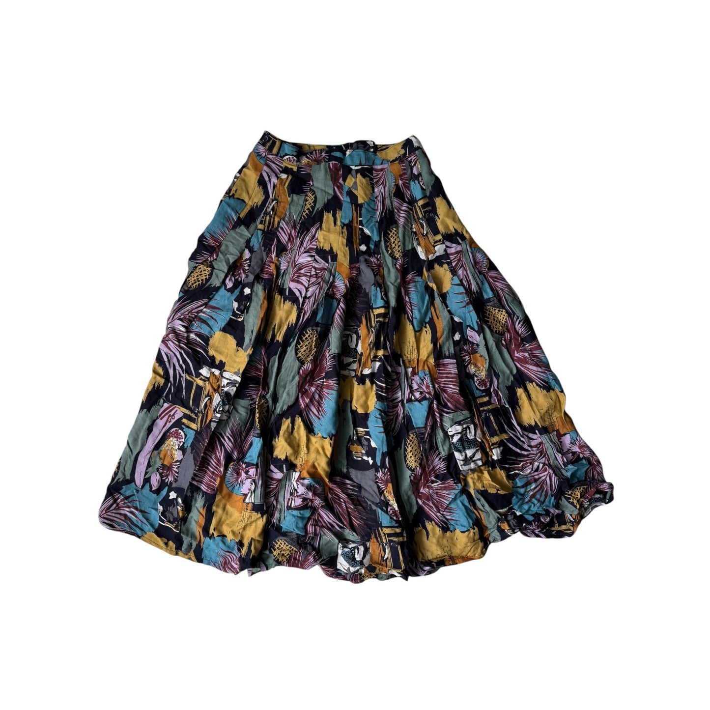 🖤 Fustă Vintage Printed – XS Damă - anbracaminte