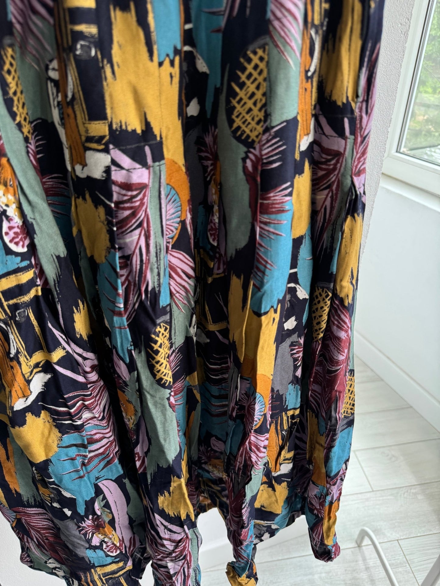 🖤 Fustă Vintage Printed – XS Damă - anbracaminte