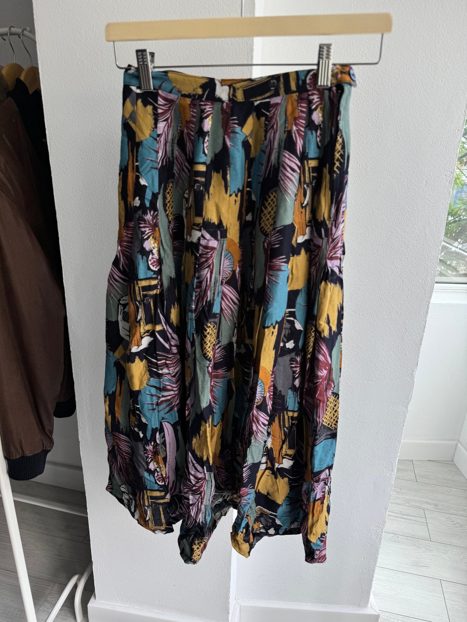 🖤 Fustă Vintage Printed – XS Damă - anbracaminte