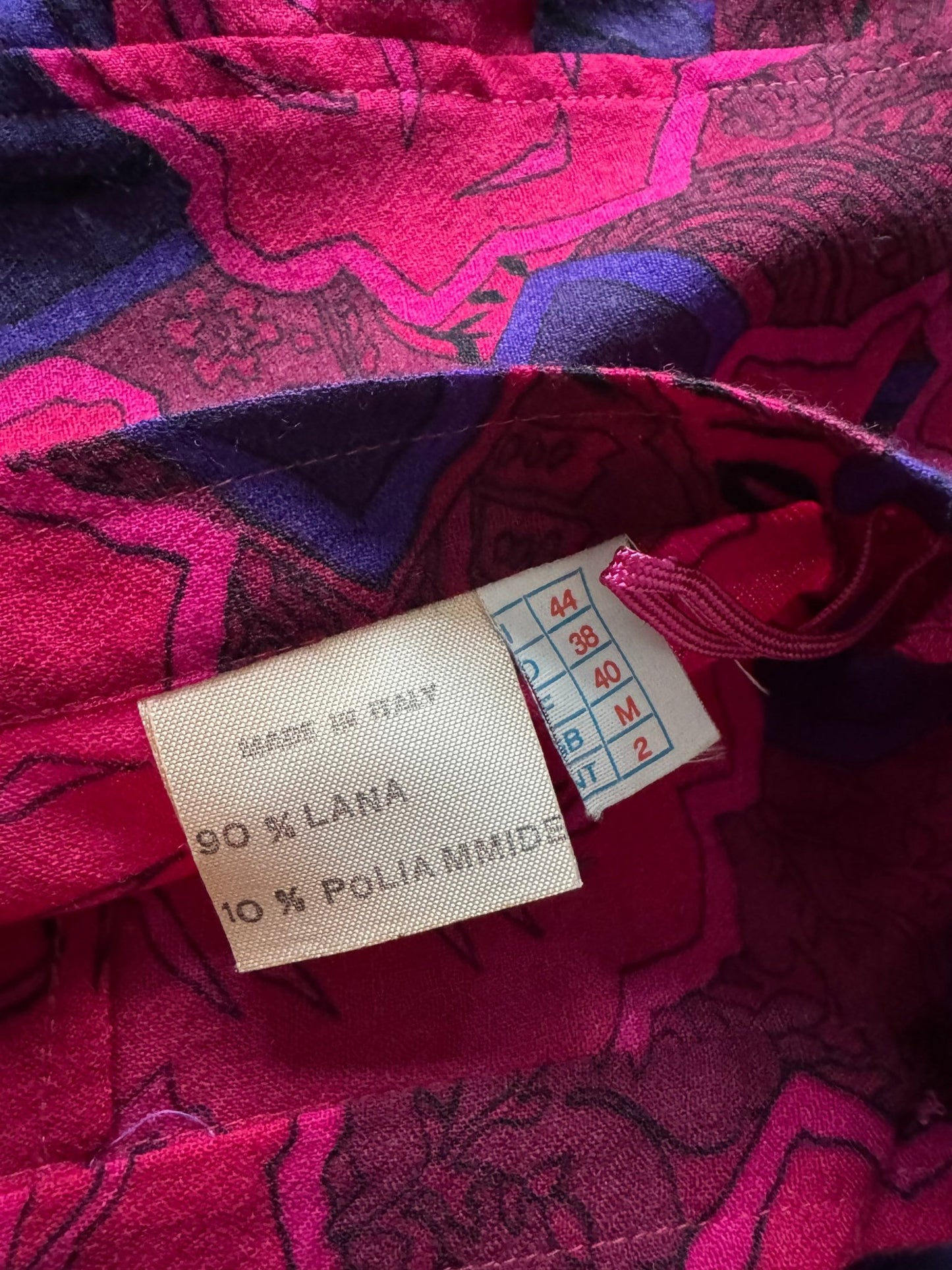 🧵 Fustă Vintage Rose Printed cu Eșarfă în Talie (Mărime M) - anbracaminte