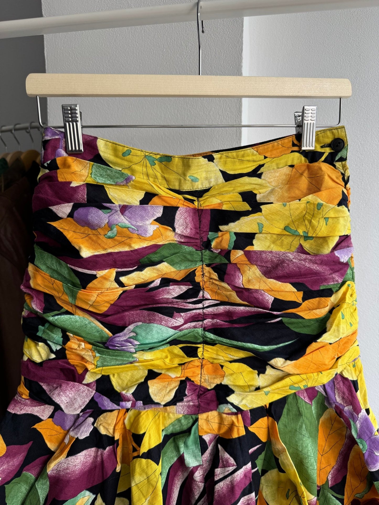 🌸 Fustă Vintage Ruffled Floral – IT 44 (M) - anbracaminte