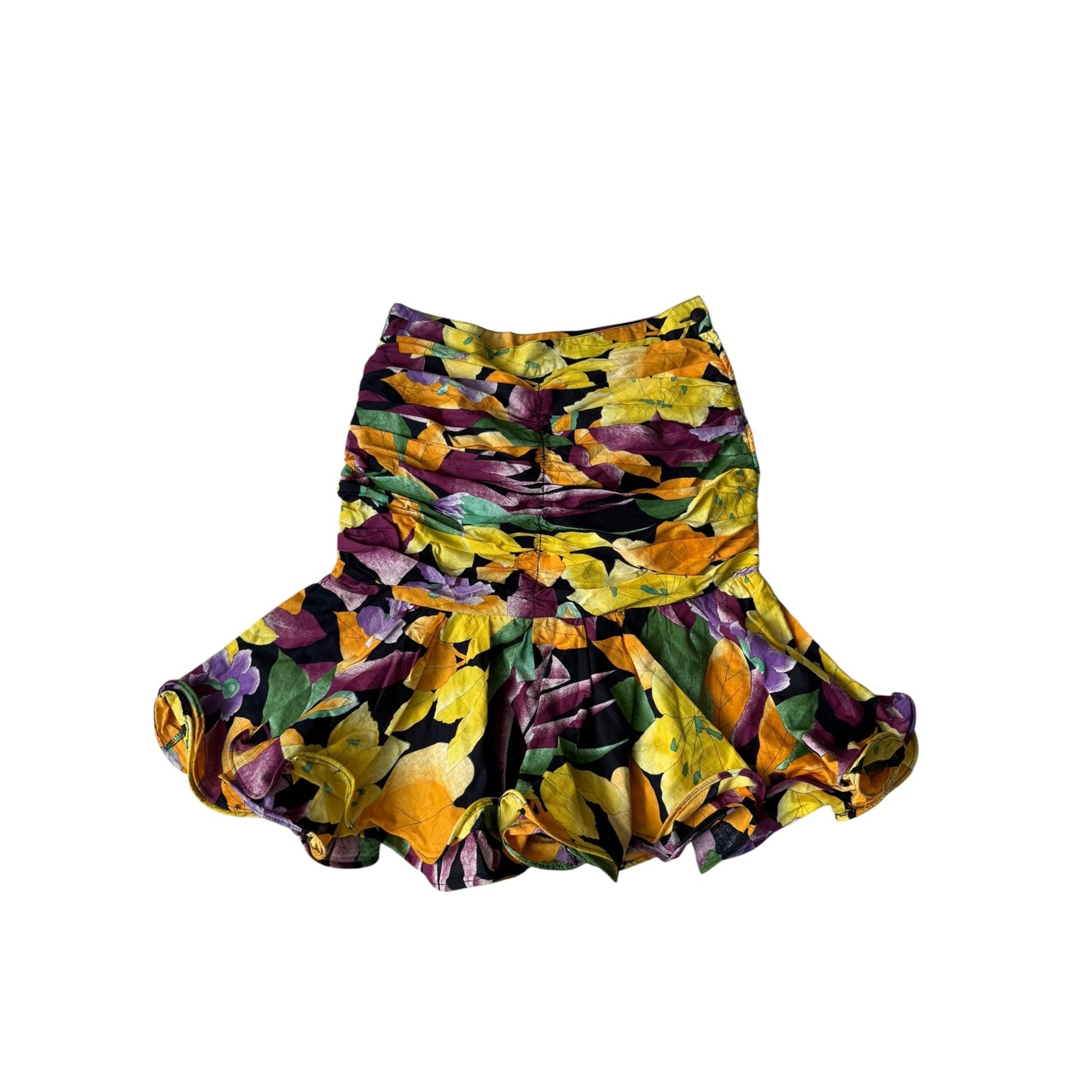 🌸 Fustă Vintage Ruffled Floral – IT 44 (M) - anbracaminte