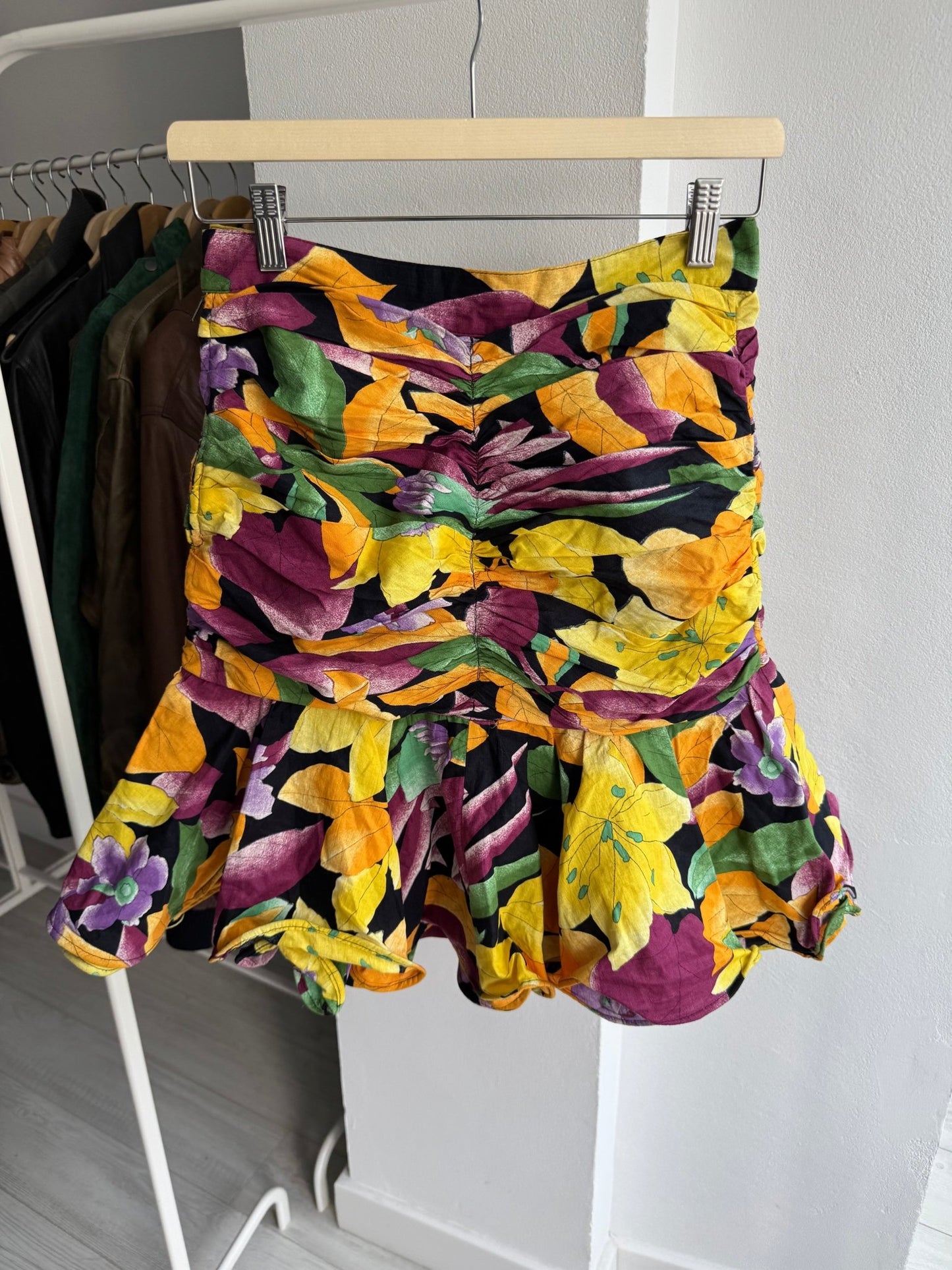🌸 Fustă Vintage Ruffled Floral – IT 44 (M) - anbracaminte