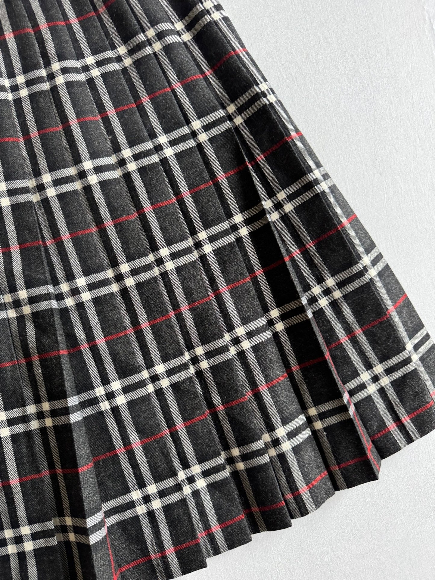 🧵 Fustă Vintage Tartan din Lână (Mărime IT 44 – M/L) - anbracaminte