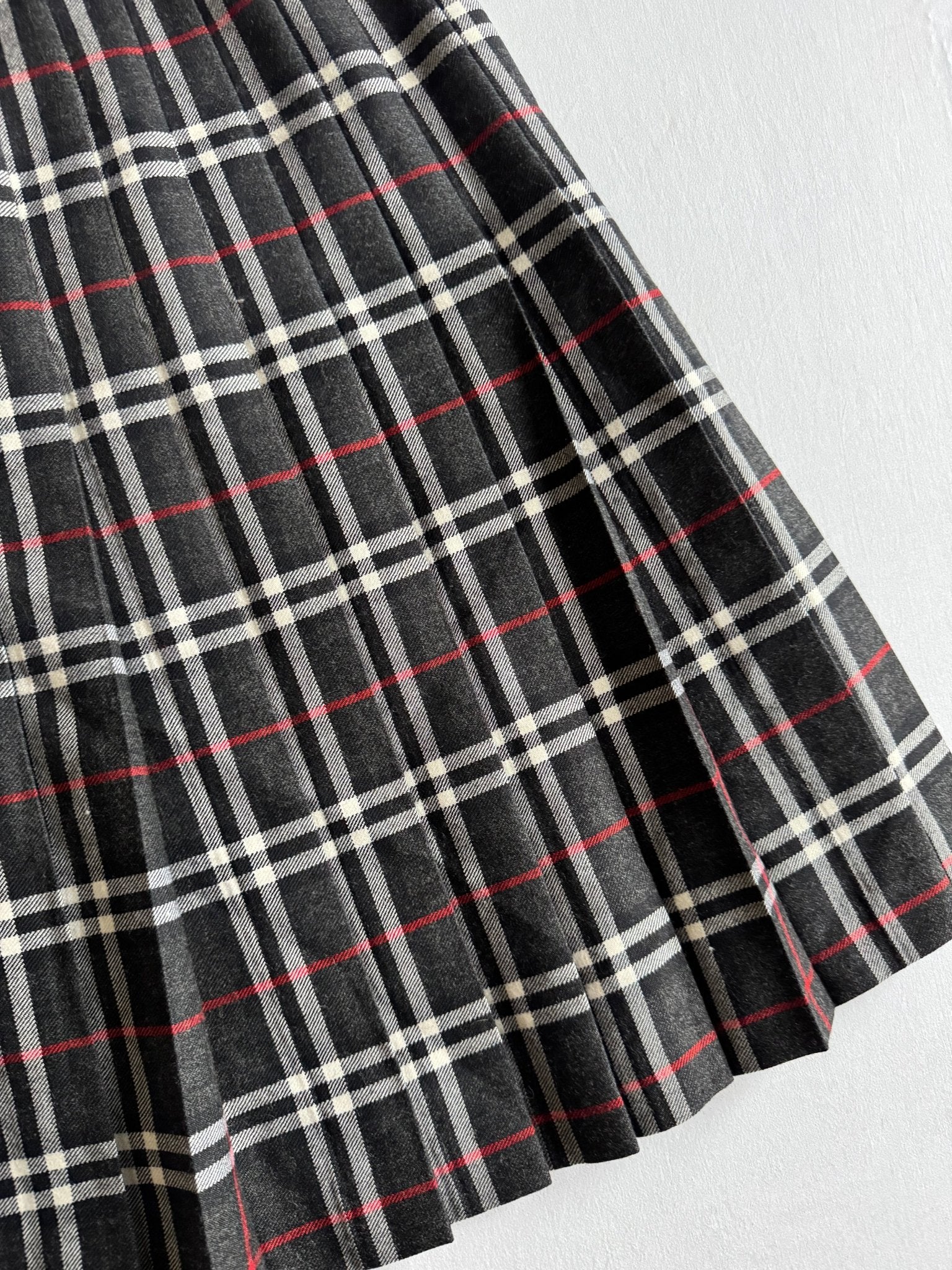 🧵 Fustă Vintage Tartan din Lână (Mărime IT 44 – M/L) - anbracaminte