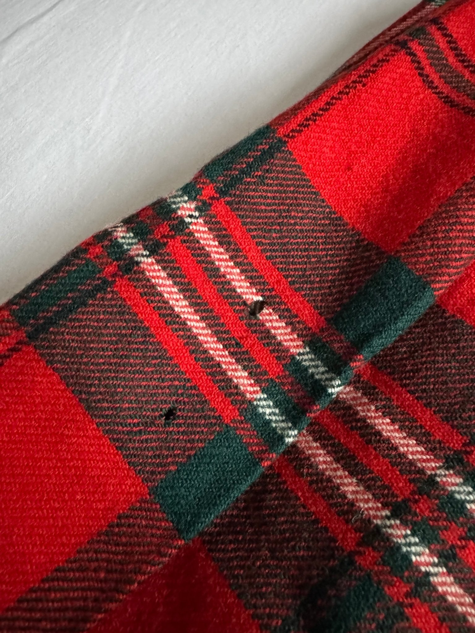 🧵 Fustă Vintage Tartan din Lână Pură (Made in Scotland) - Marimea S - anbracaminte