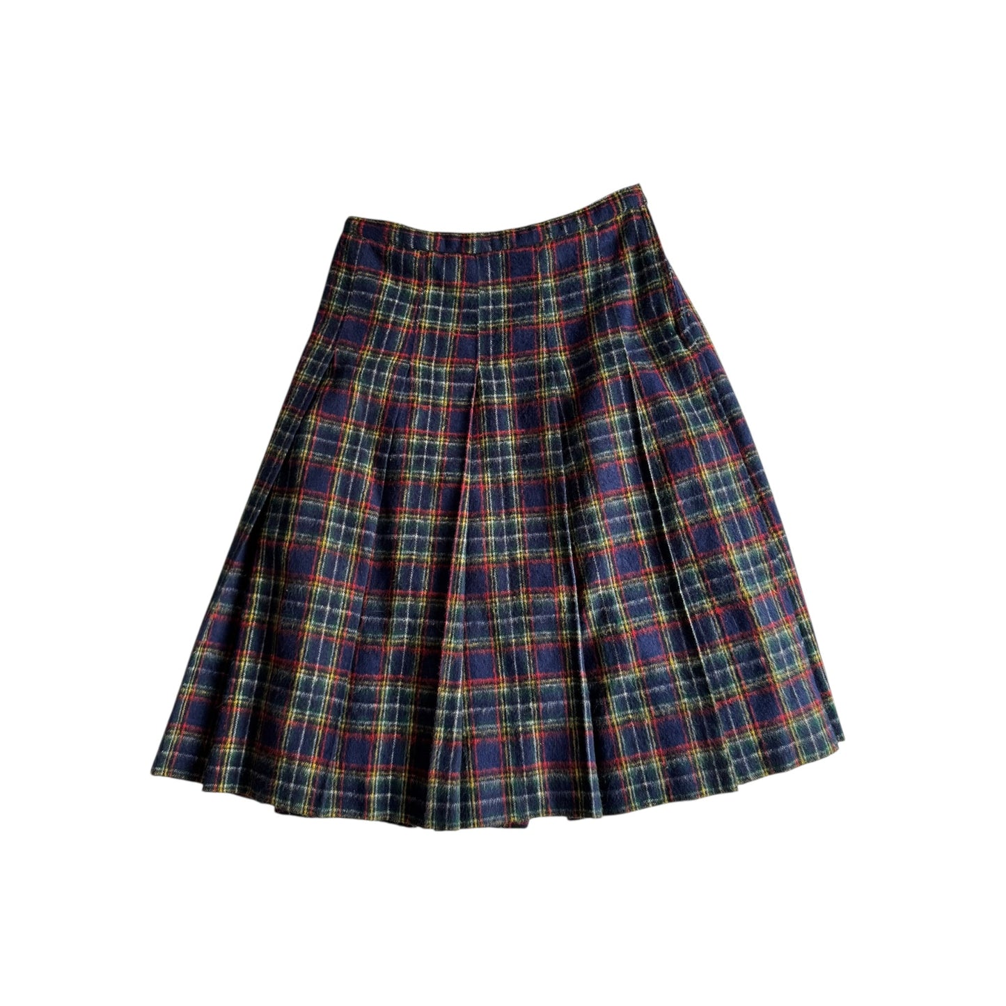 👗 Fustă Vintage Tartan / Lână (Mărime aproximativă S/M) - anbracaminte