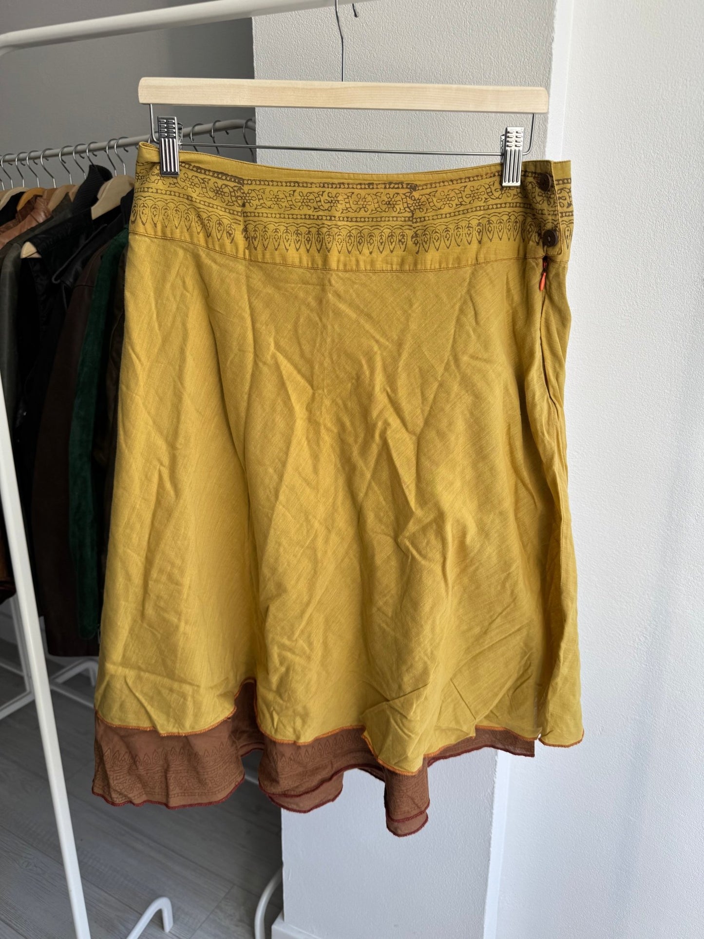 ✨ Fustă Vintage Yellow – M Damă - anbracaminte