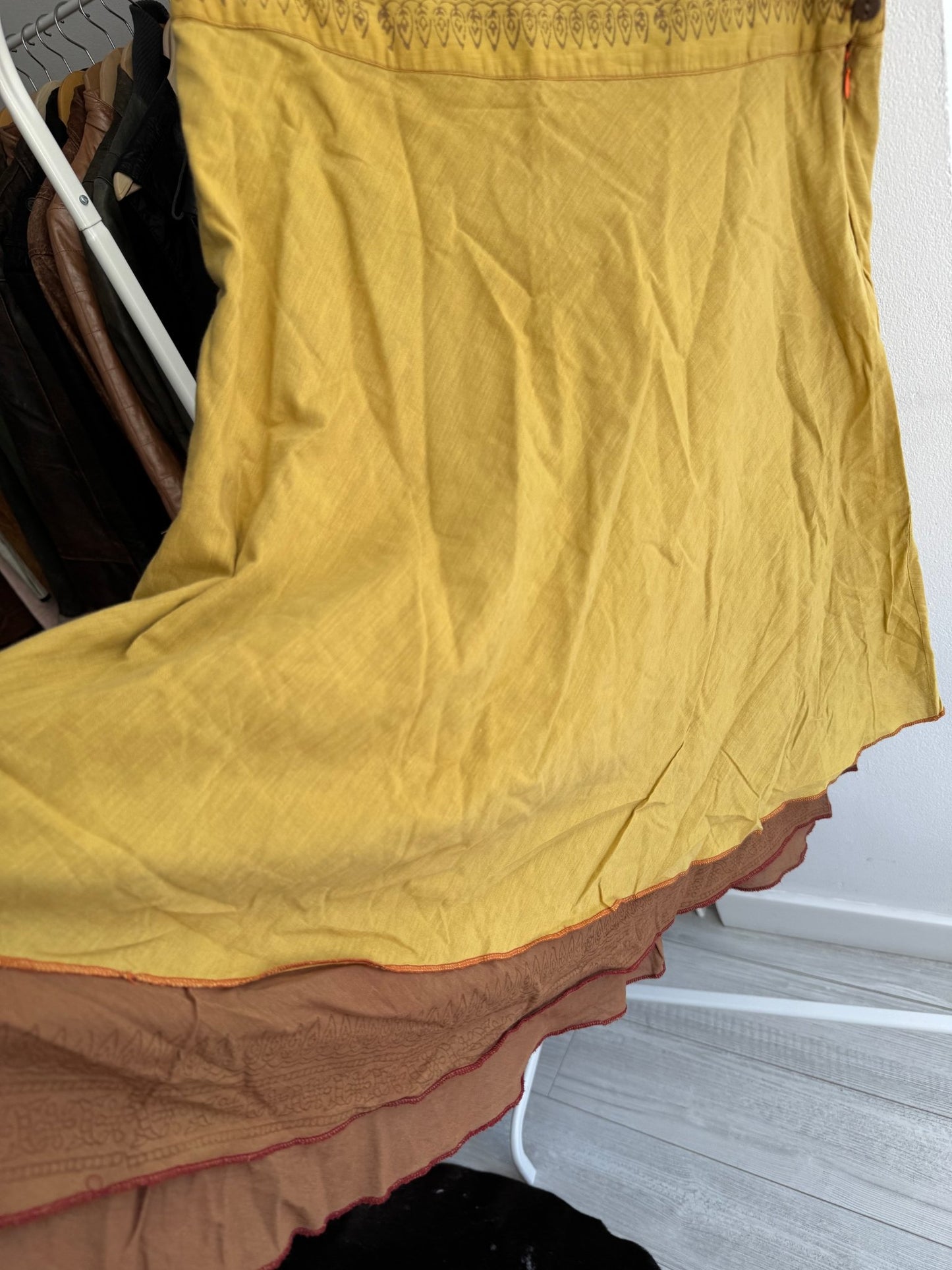 ✨ Fustă Vintage Yellow – M Damă - anbracaminte