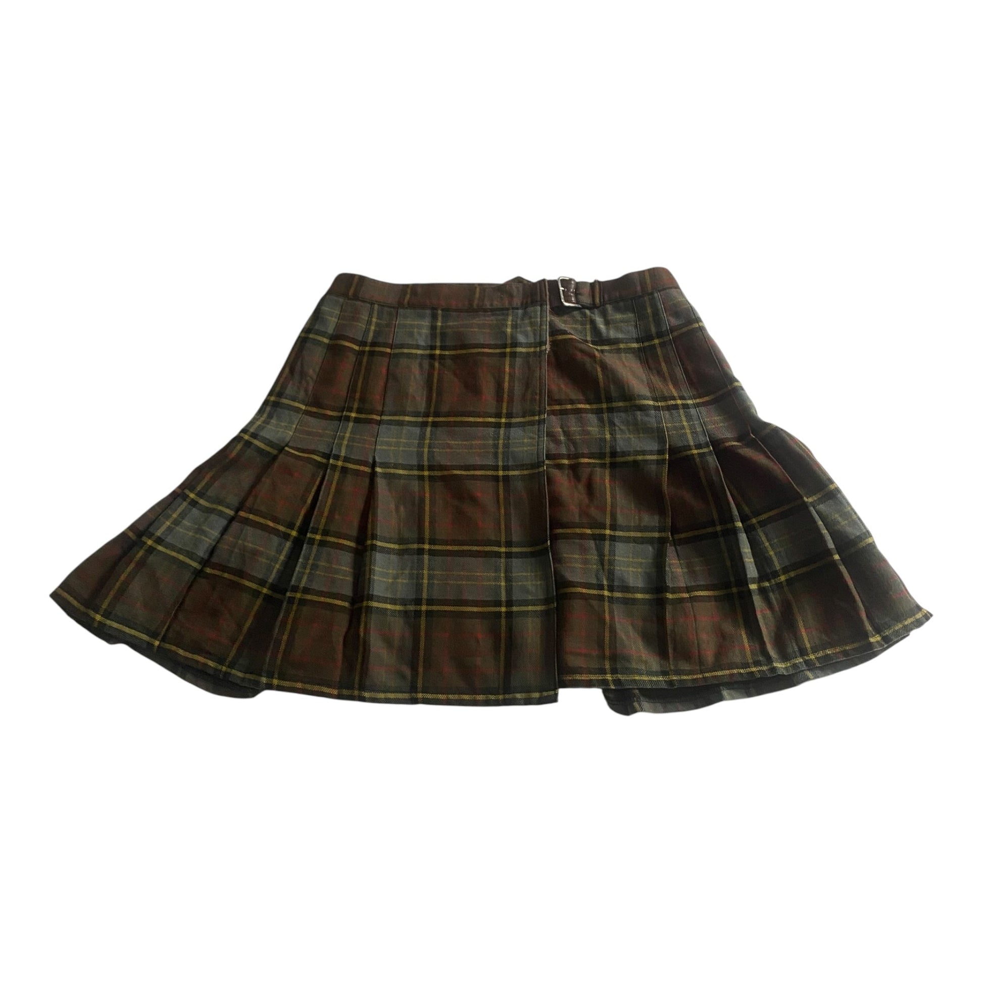 Fustă Weekend by Max Mara – Tartan – 100% Lână Virgină – EU 42 – Made in Italy - anbracaminte