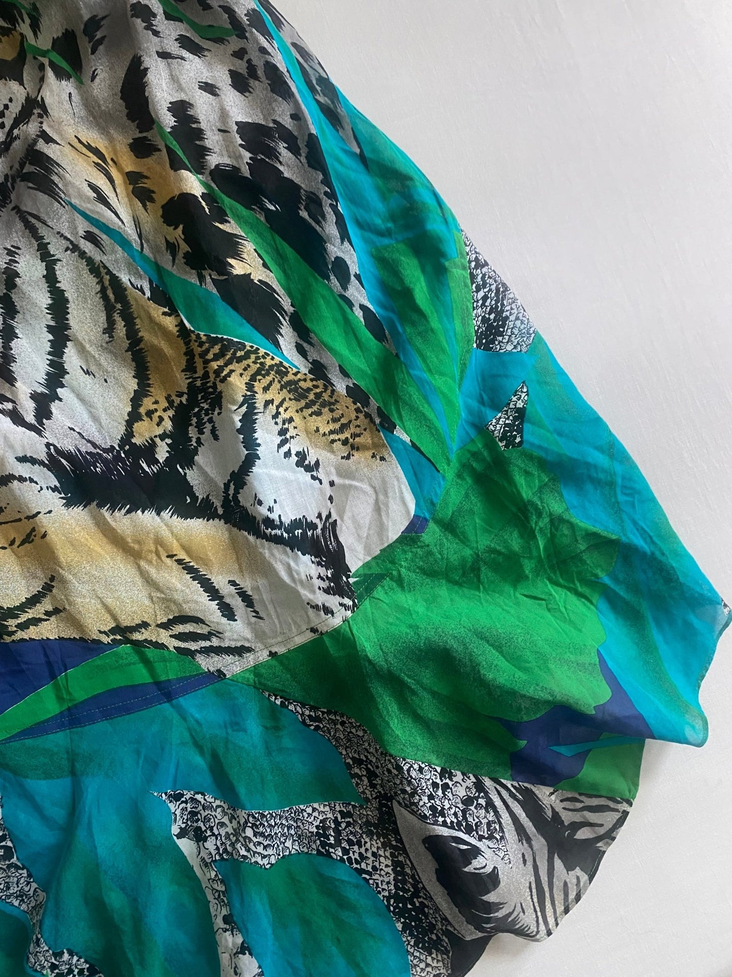 Fustă Wraparound Vintage – Animal & Jungle Print – 100% Bumbac 🌴🐾 - anbracaminte
