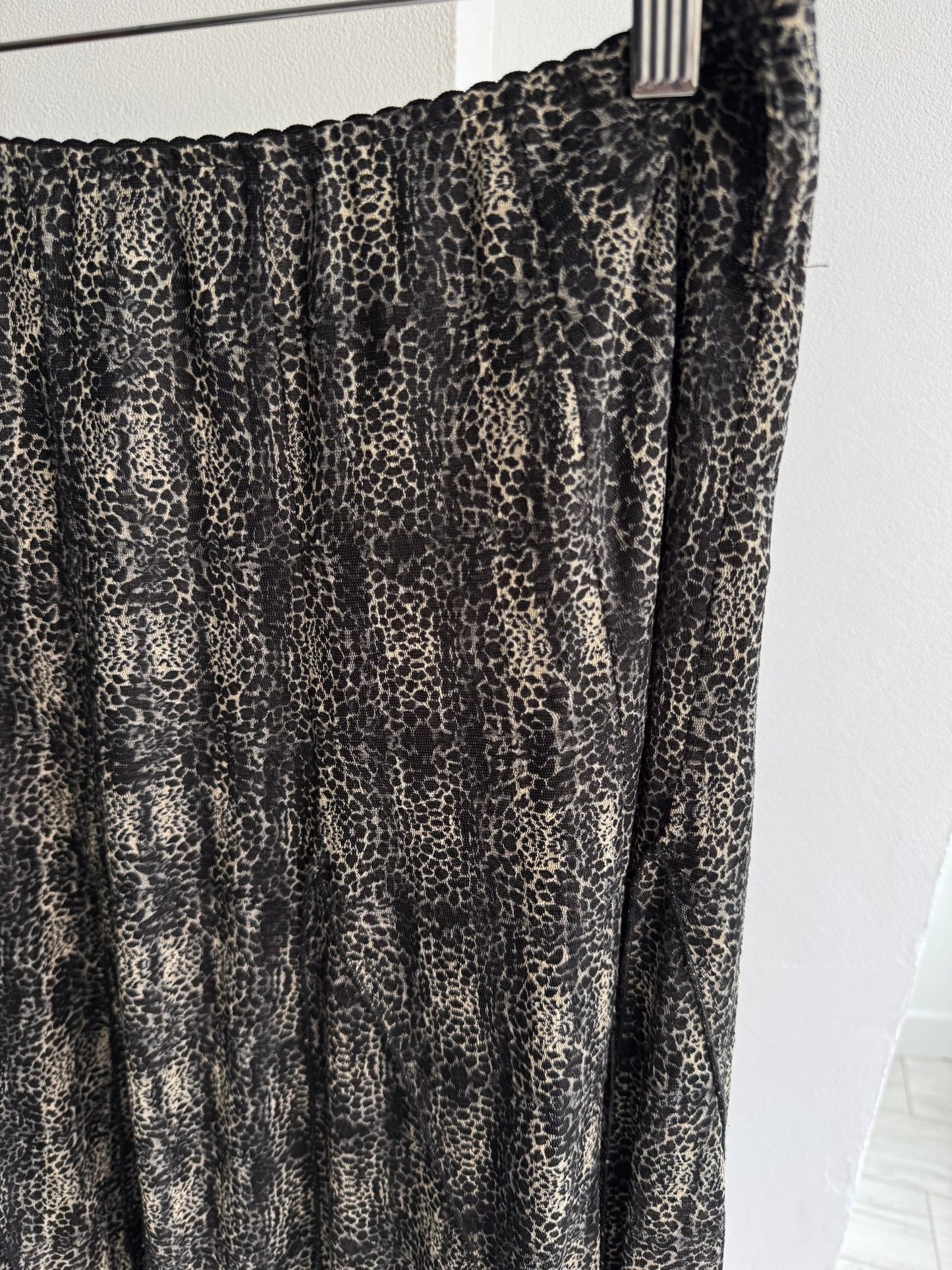 🐆 Fustă Y2K Animal Print – L – Made in Italy - anbracaminte
