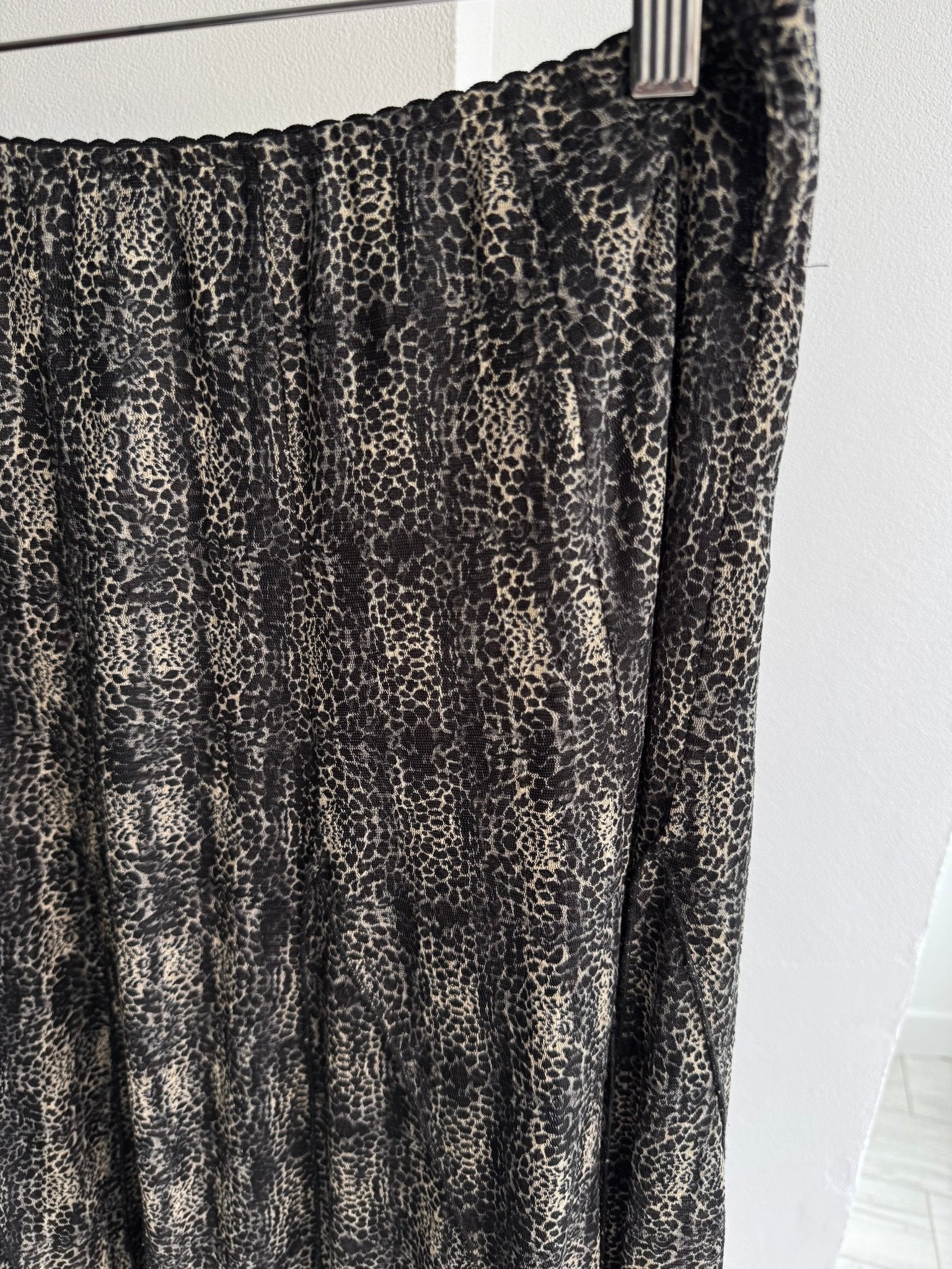 🐆 Fustă Y2K Animal Print – L – Made in Italy - anbracaminte
