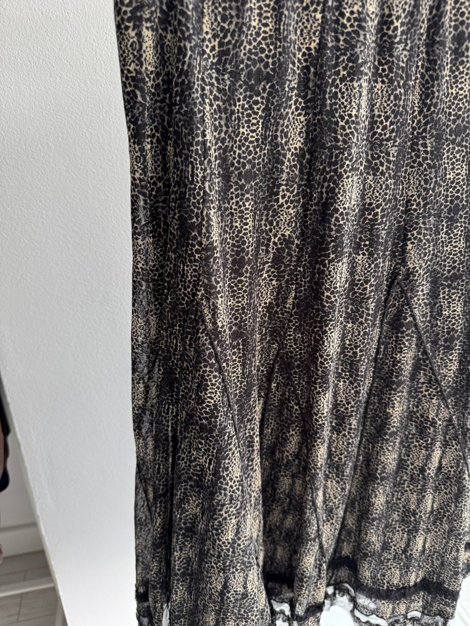 🐆 Fustă Y2K Animal Print – L – Made in Italy - anbracaminte