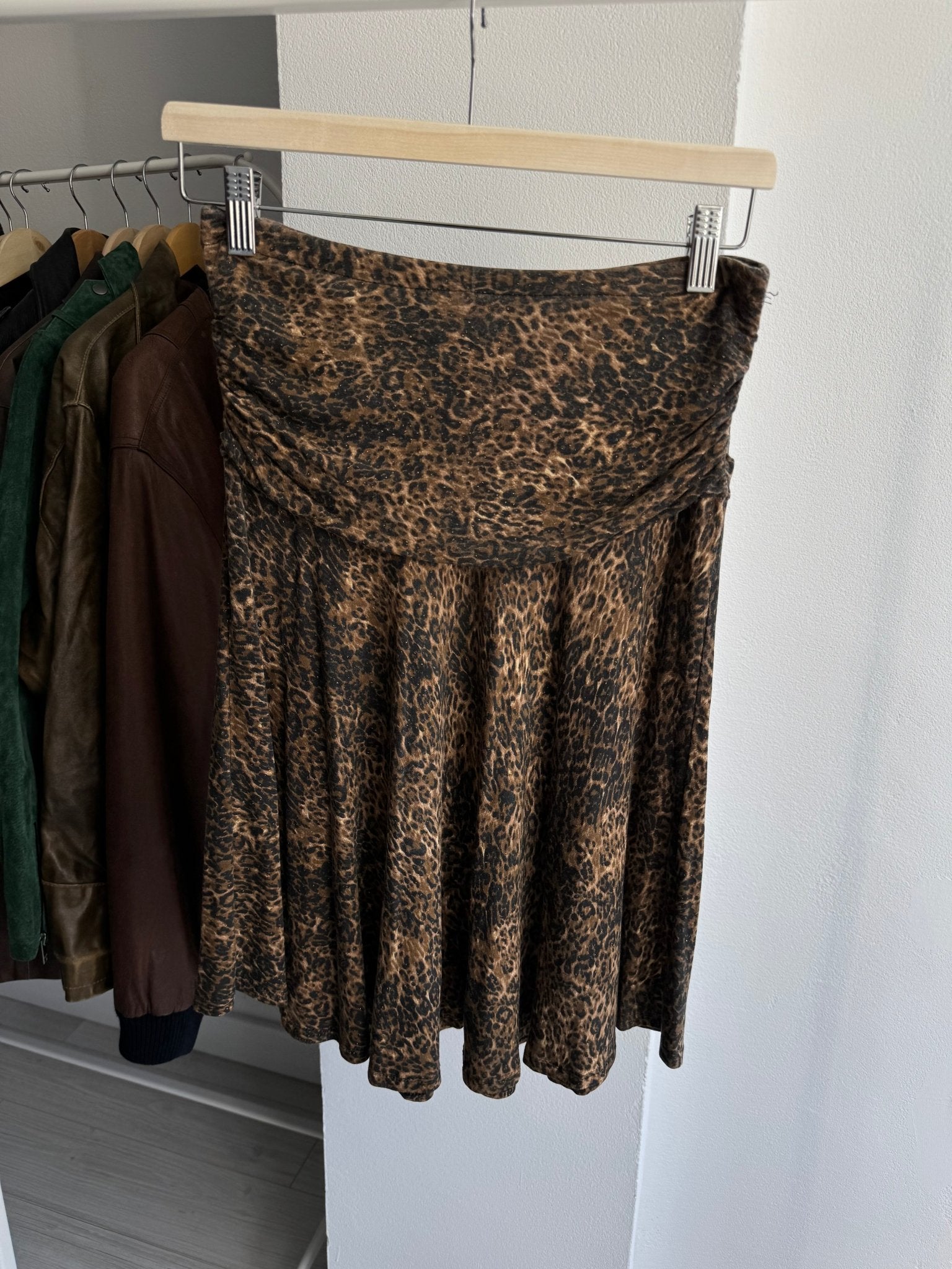 🐆 ✨ Fustă Y2K Animal Print – XS/S Damă - anbracaminte