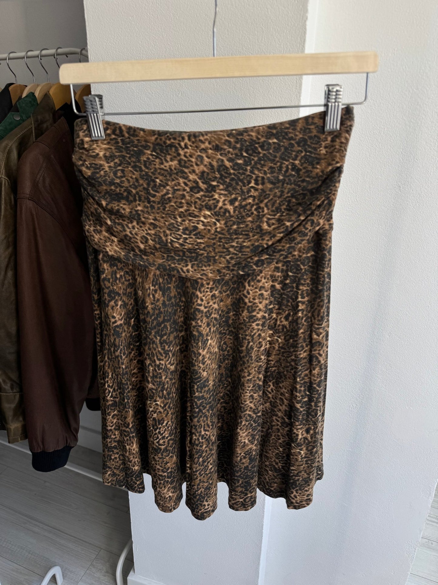 🐆 ✨ Fustă Y2K Animal Print – XS/S Damă - anbracaminte