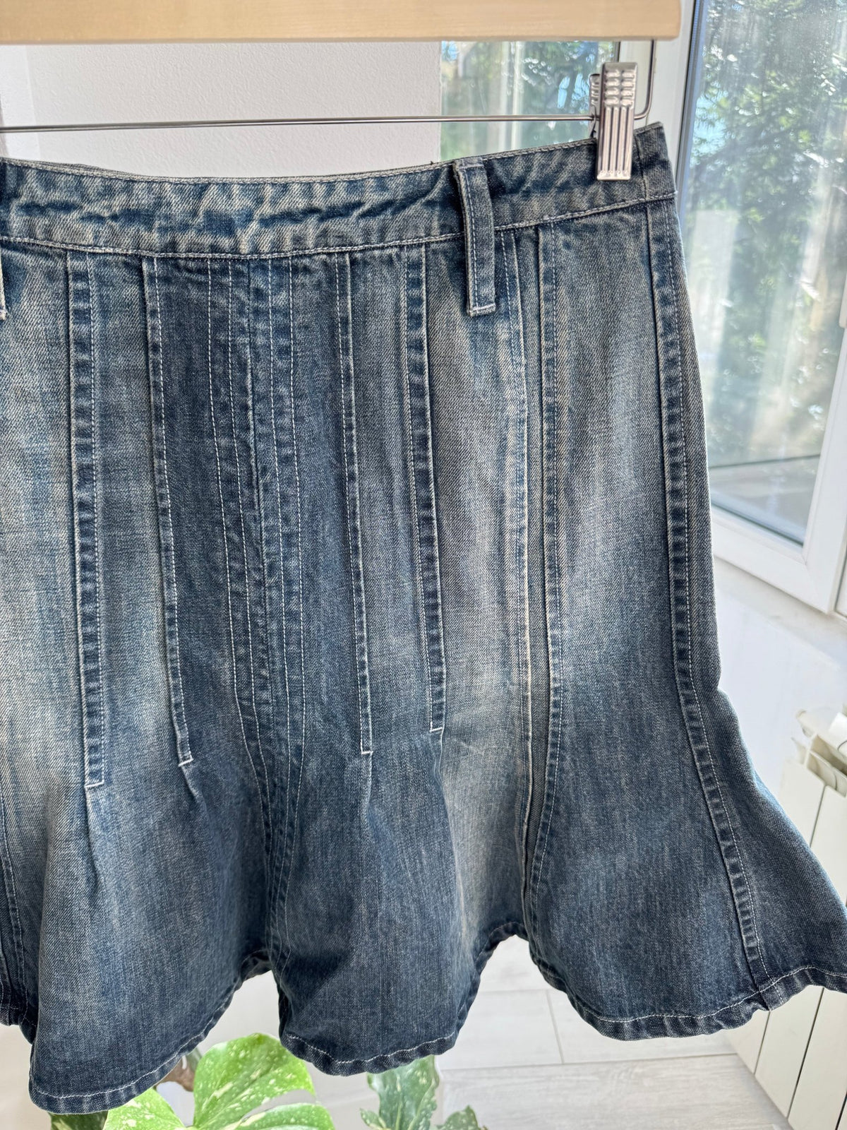 ☀️ Fustă Y2K Denim Sportmax by Max Mara – EU 34 Damă (XS/S) - anbracaminte