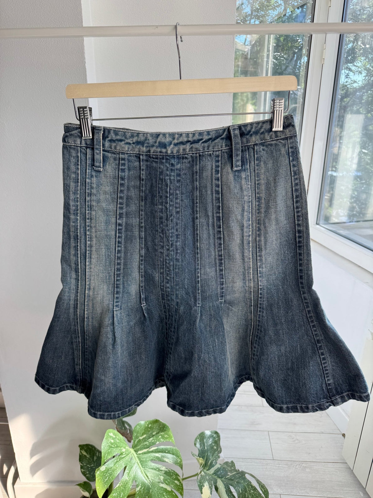 ☀️ Fustă Y2K Denim Sportmax by Max Mara – EU 34 Damă (XS/S) - anbracaminte