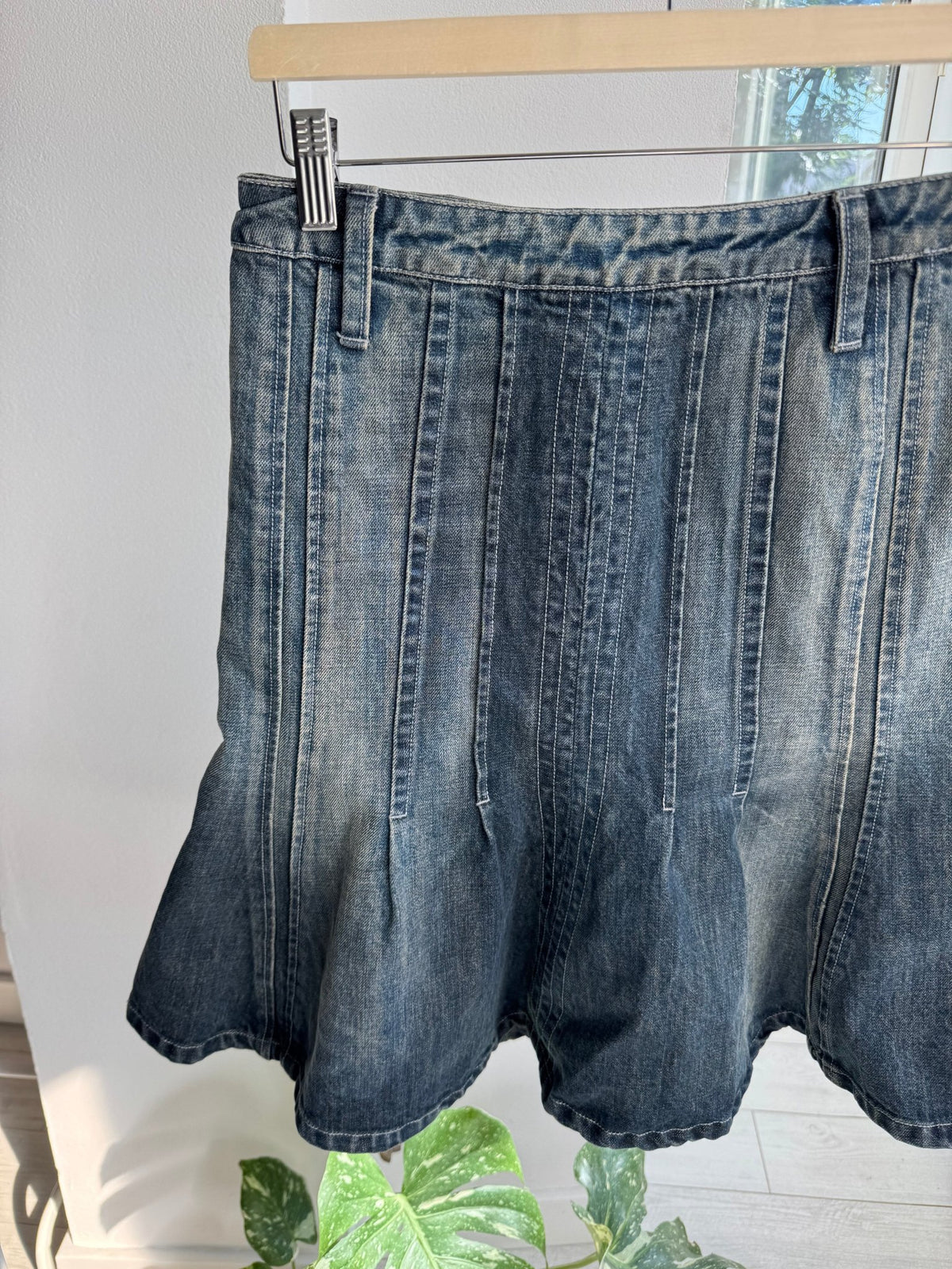 ☀️ Fustă Y2K Denim Sportmax by Max Mara – EU 34 Damă (XS/S) - anbracaminte