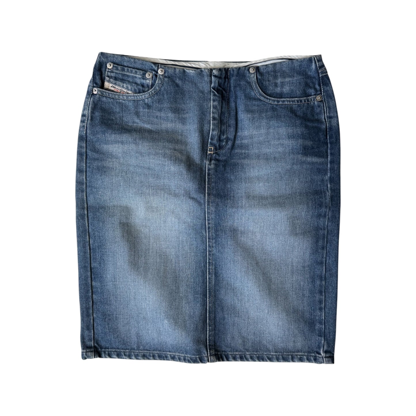 ✏️ Fustă Y2K Diesel Denim Pencil – Mărime US 26 (EU 38) - anbracaminte