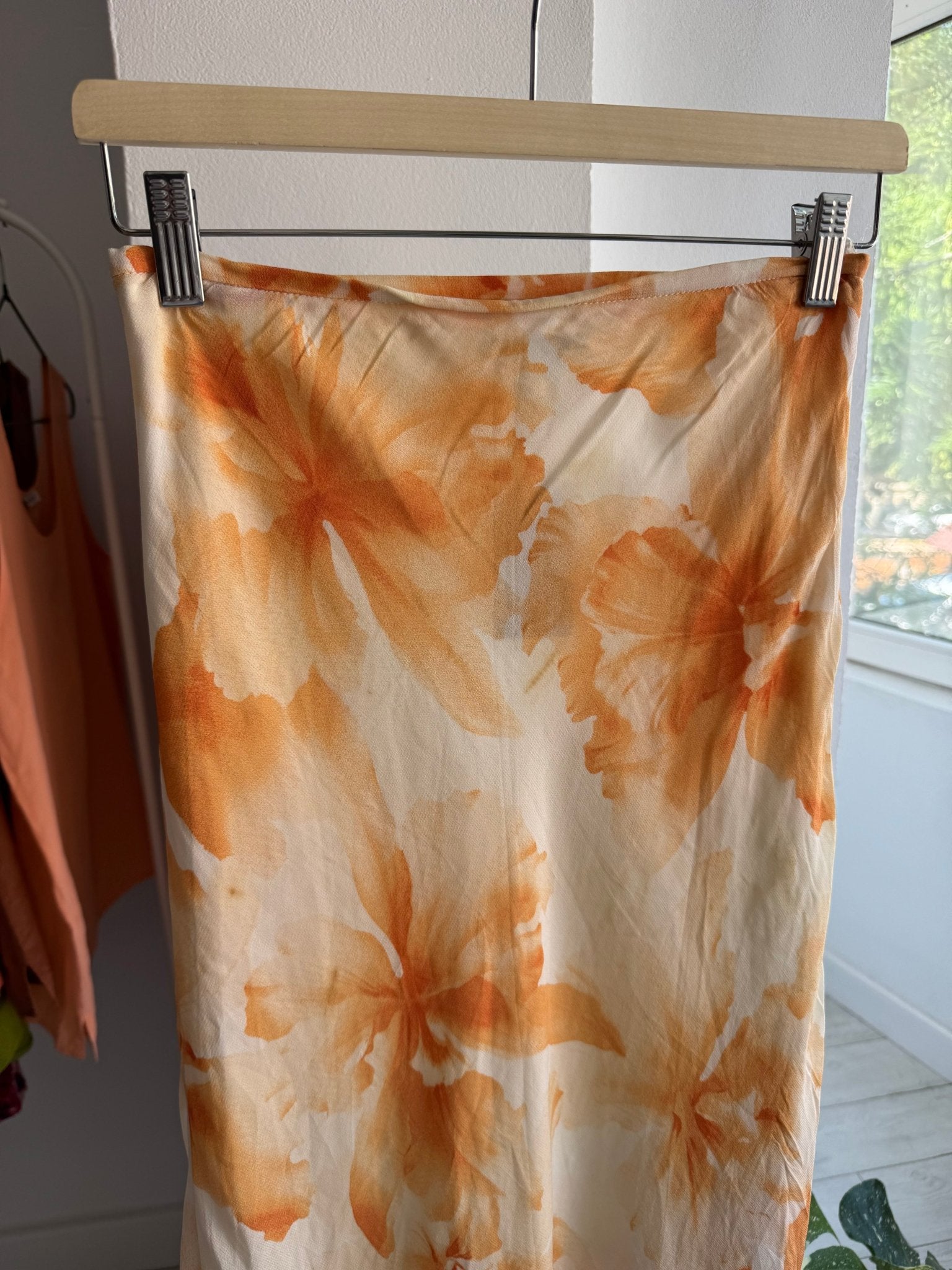 ☀️ Fustă Y2K Floral Printed Mesh – EU 34 (XS Damă) - anbracaminte