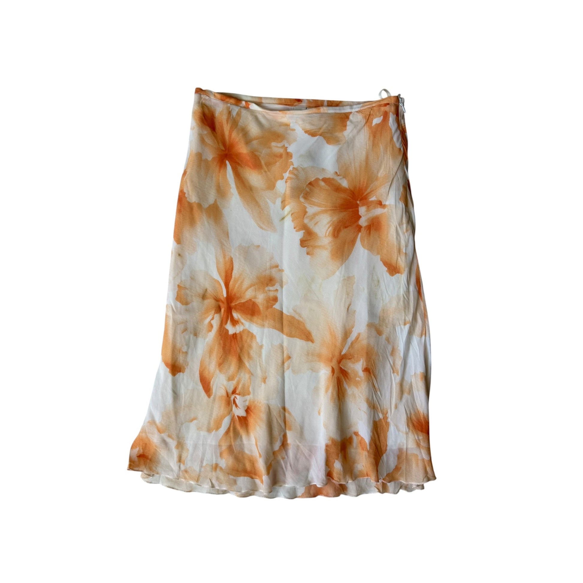 ☀️ Fustă Y2K Floral Printed Mesh – EU 34 (XS Damă) - anbracaminte