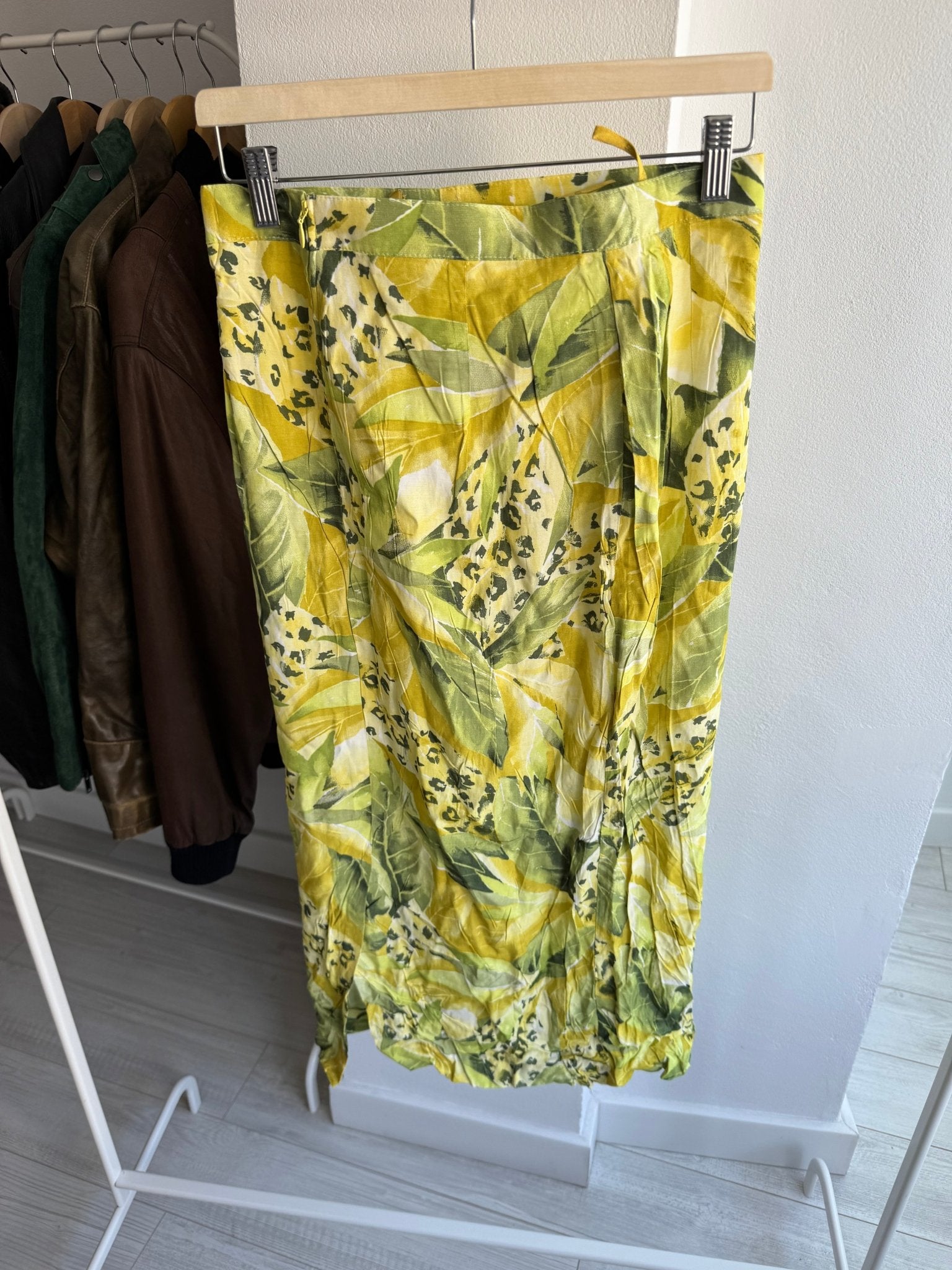 🍋 Fustă Y2K Printed – EU 40 (M/L Damă) - anbracaminte
