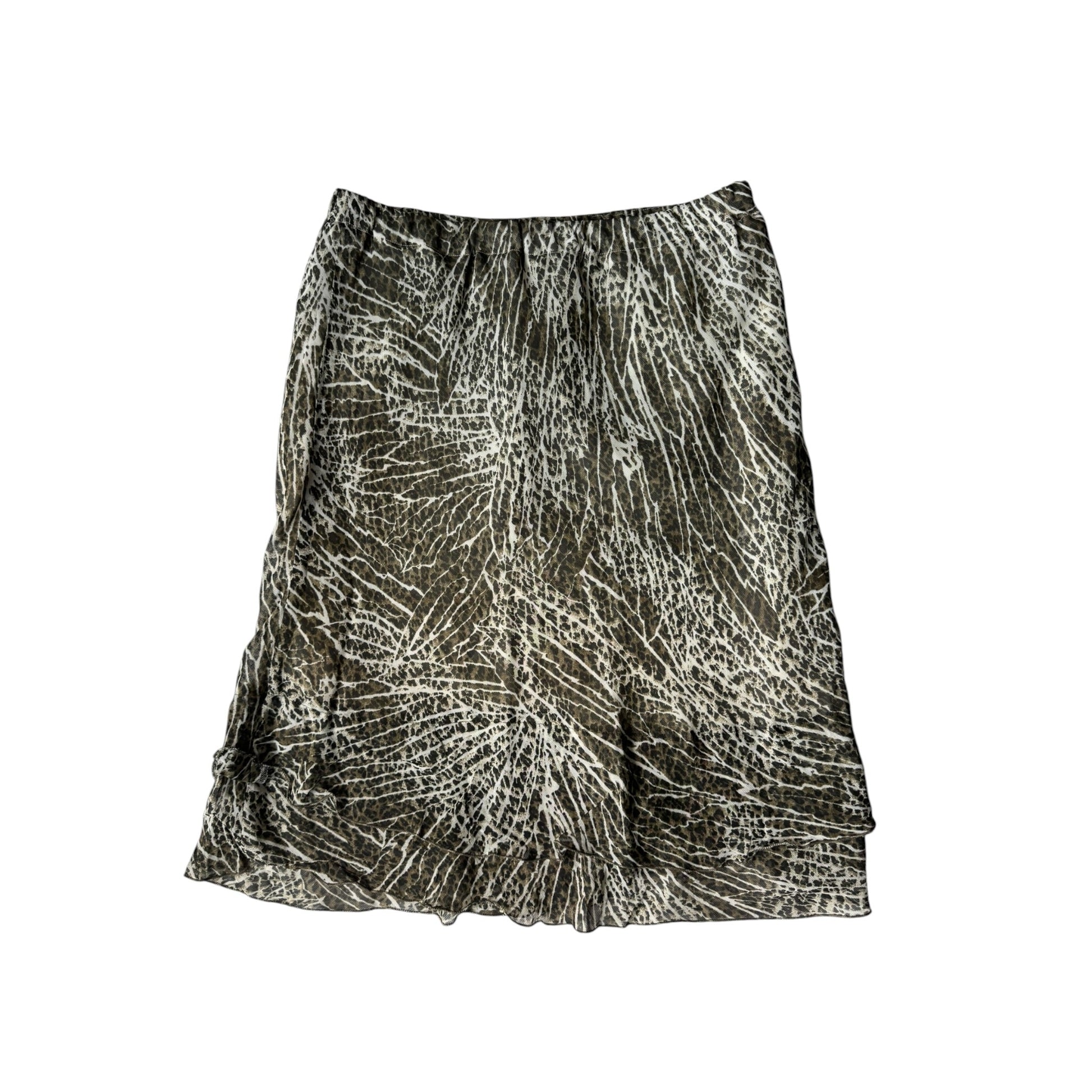 ☀️ Fustă Y2K Printed Mesh – XS/S Damă - anbracaminte