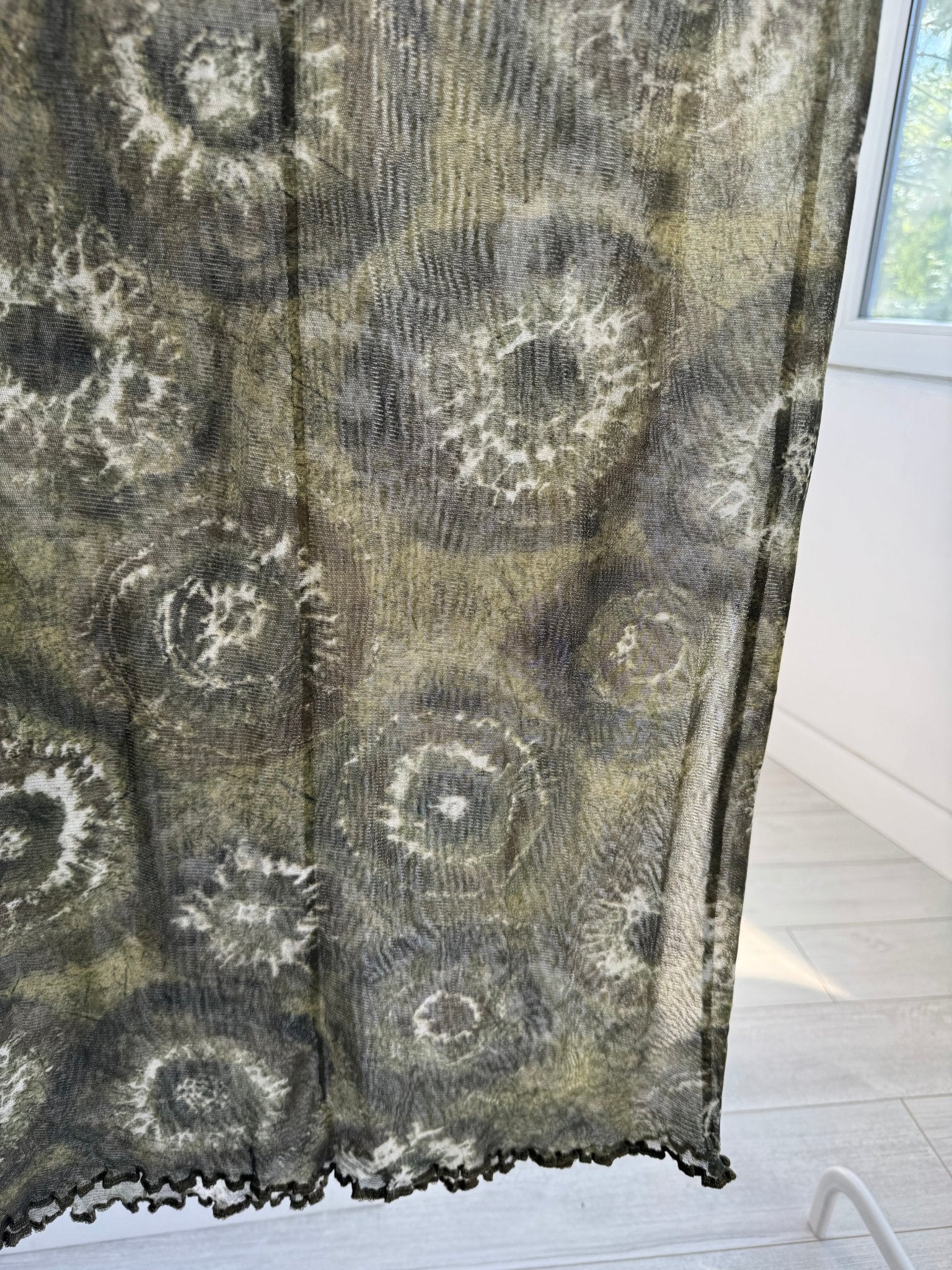 💚 Fustă Y2K Verde cu Print – Made in UK – M - anbracaminte